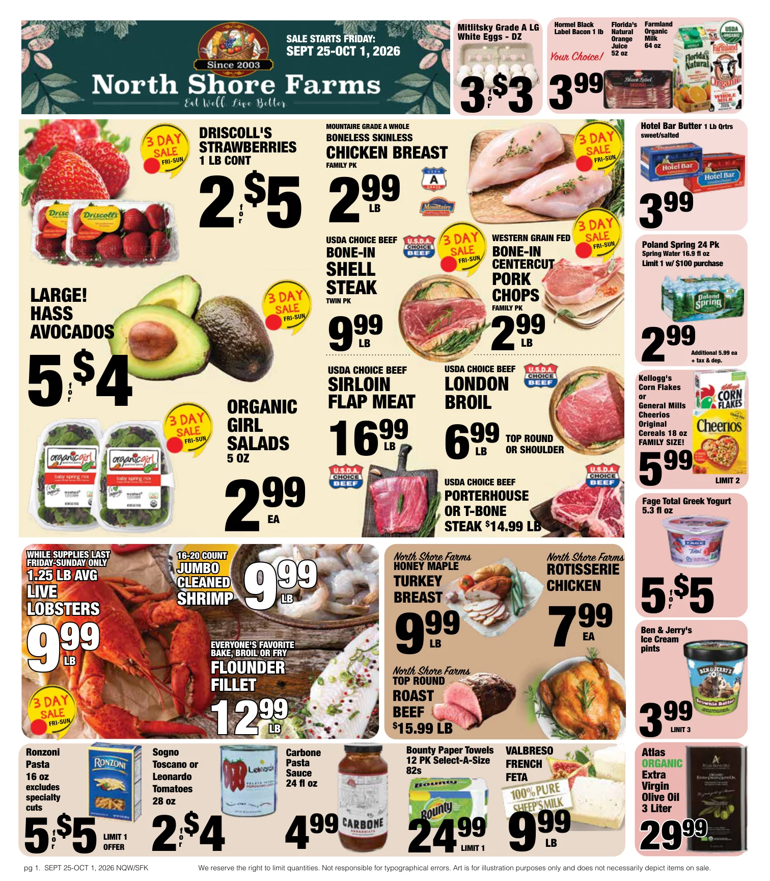 North Shore Farms Weekly Circular - Page 1