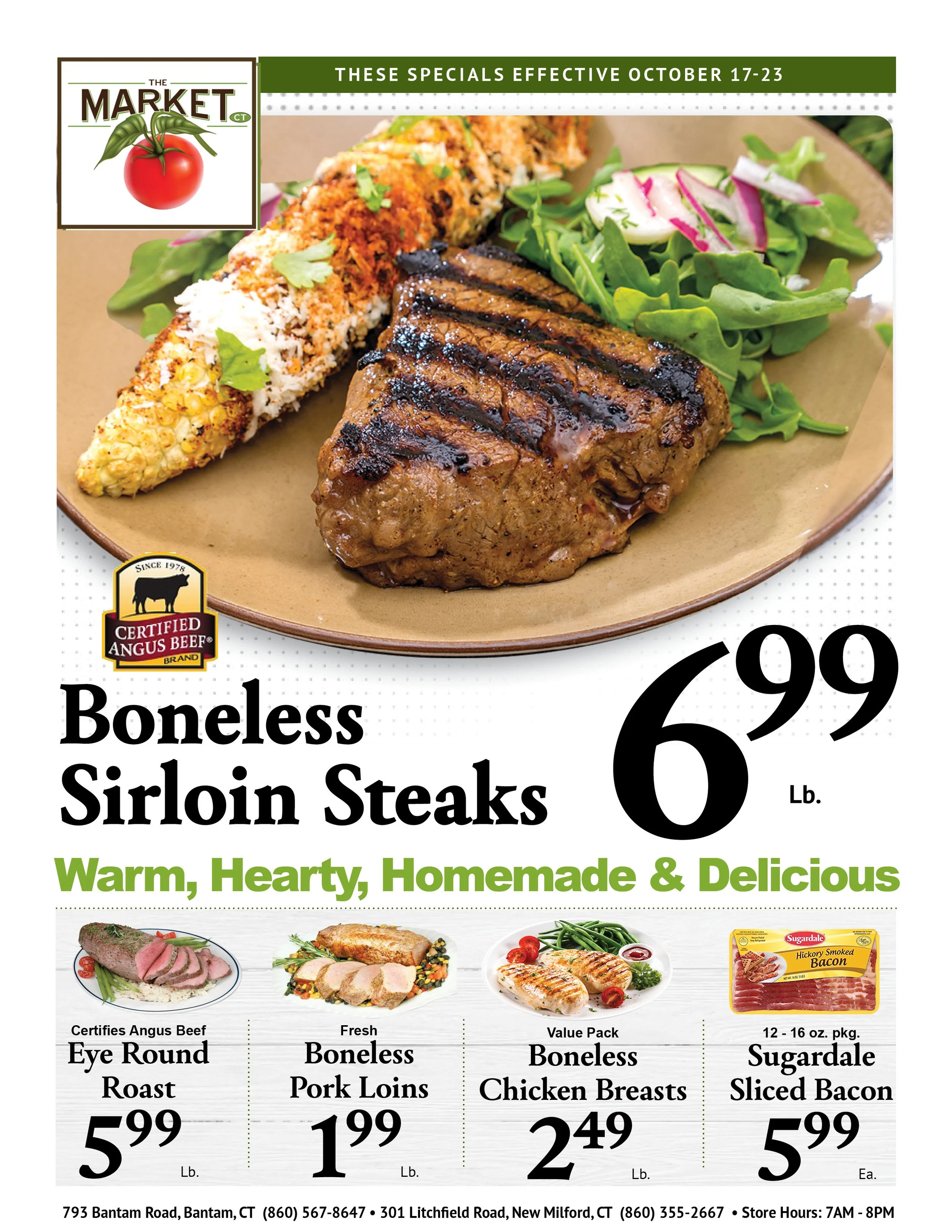 Northville & Bantam Markets Weekly Ad - Page 1