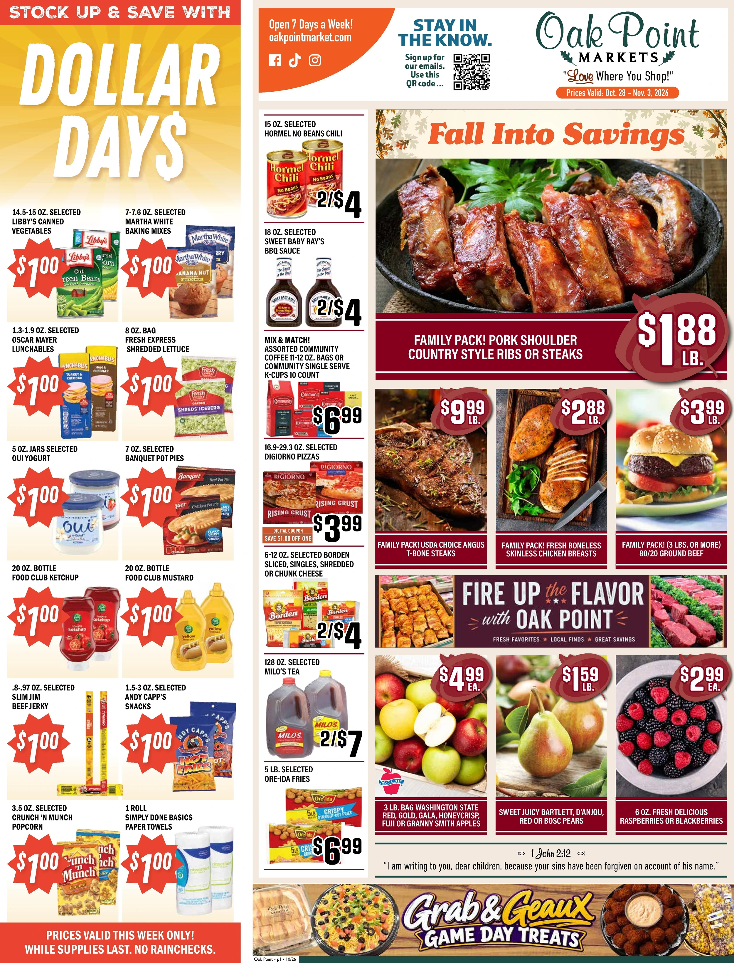 Oakpoint Fresh Market Current Ad - Page 1