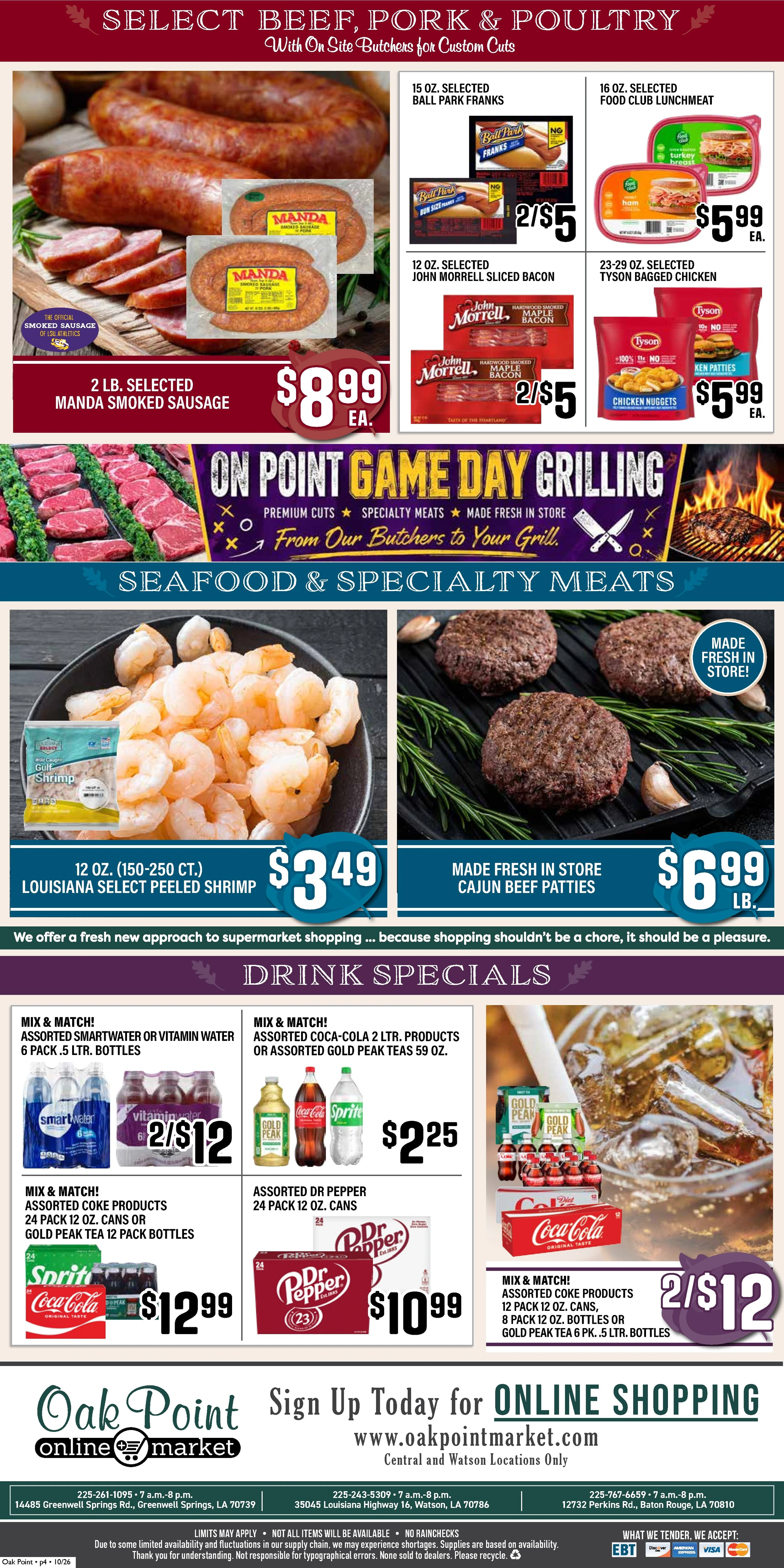 Oakpoint Fresh Market Current Ad - Page 4