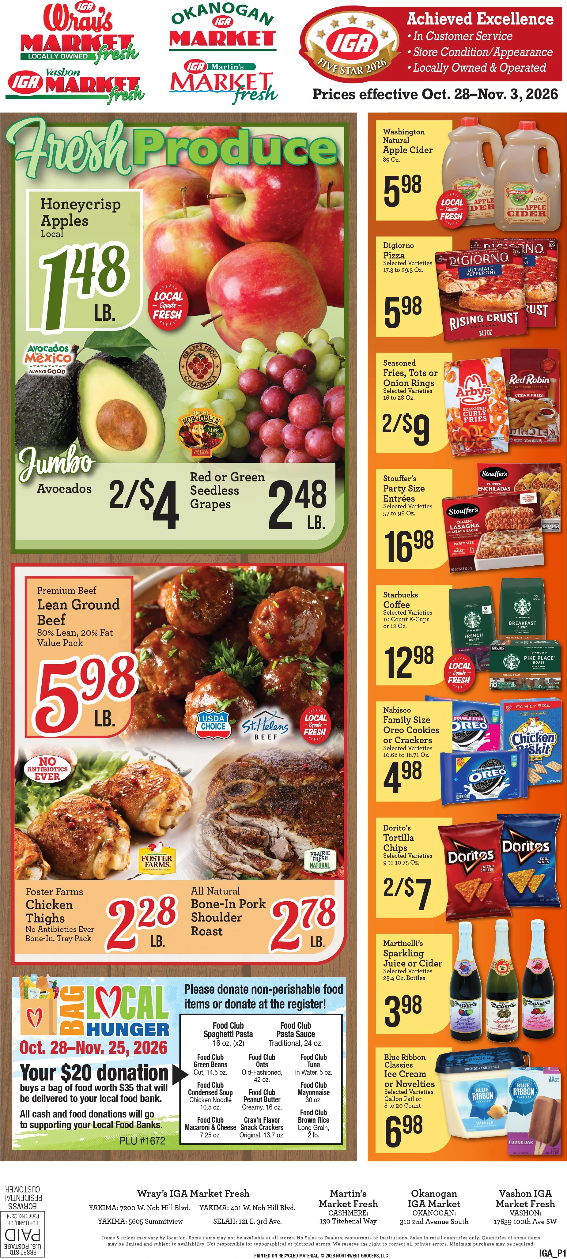 Okanogan Market Okanogan Market's Weekly Ad - Page 1
