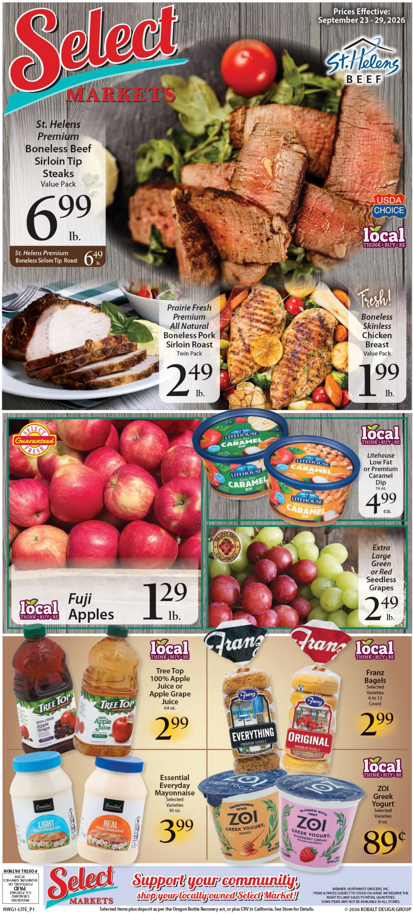 Okie's Select Market Okie's Select Market Weekly Ad - Page 1