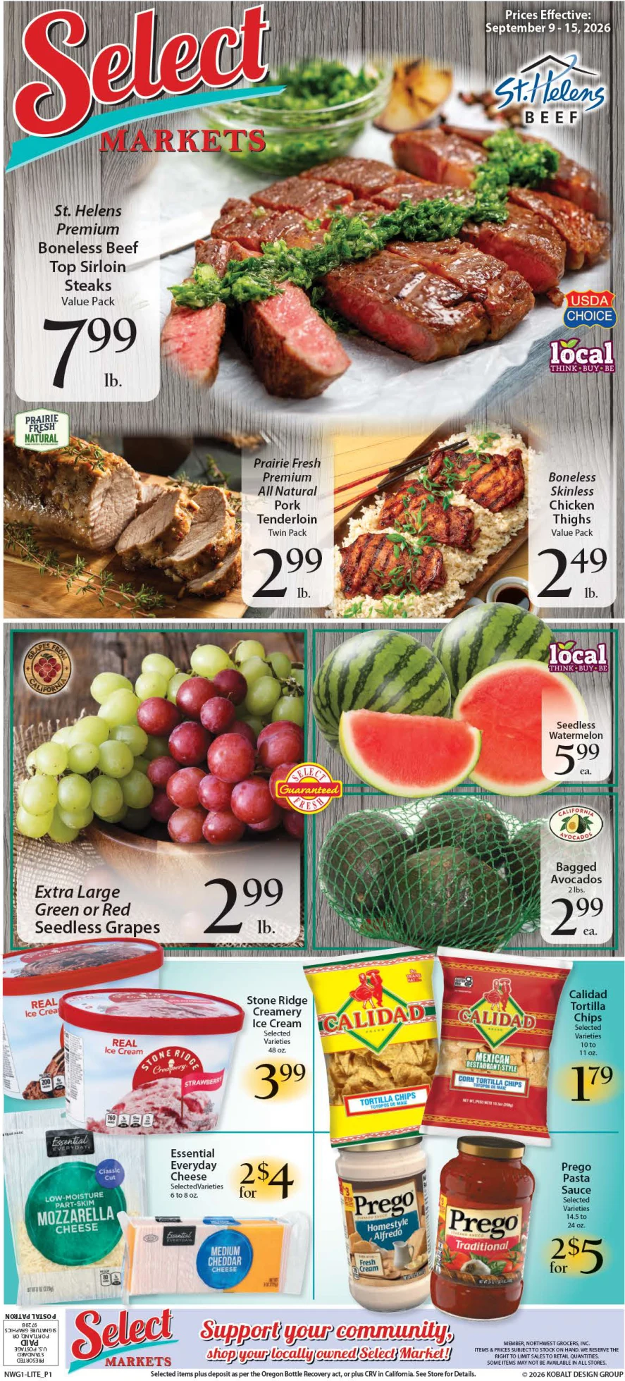 Okie's Select Market Okie's Select Market Weekly Ad - Page 1