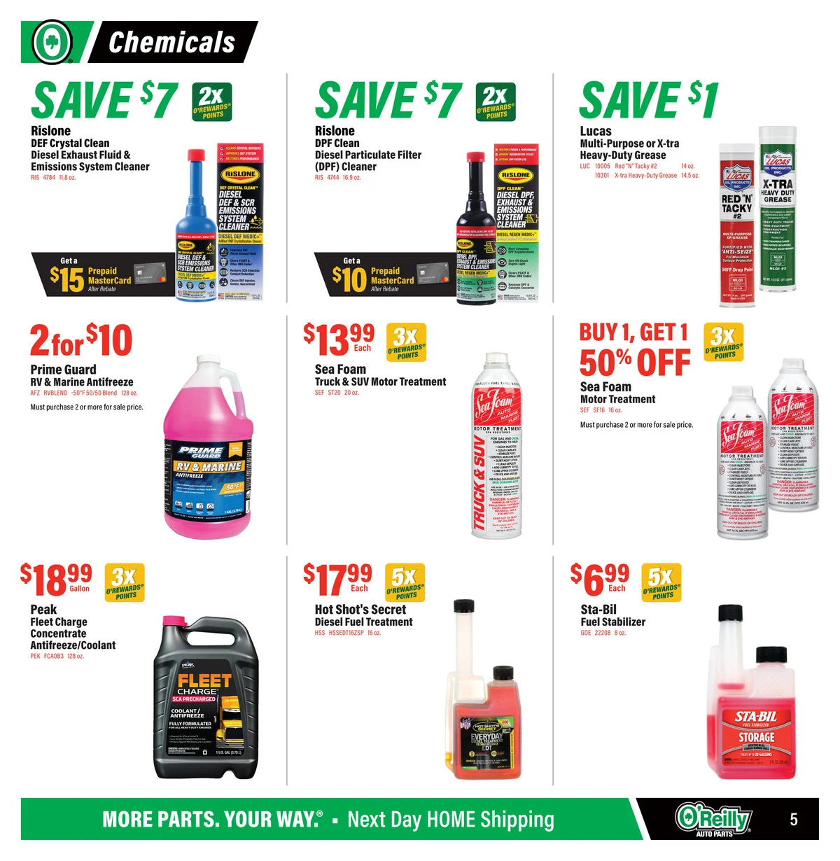 O'Reilly Auto Parts O'Reilly English - Page 5