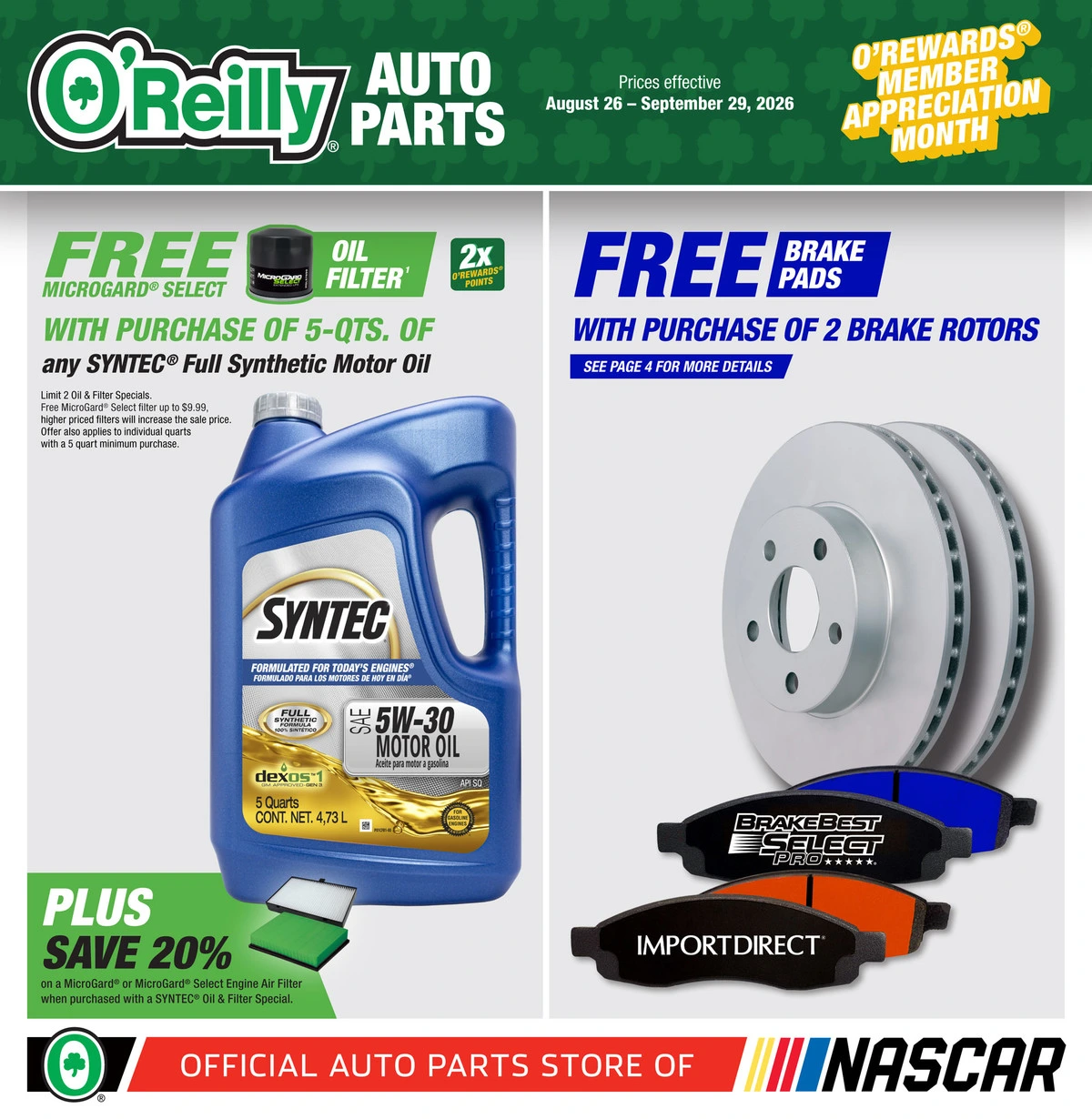 O'Reilly Auto Parts O'Reilly English - Page 1