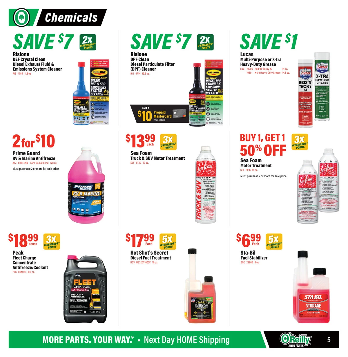O'Reilly Auto Parts O'Reilly English - Page 5