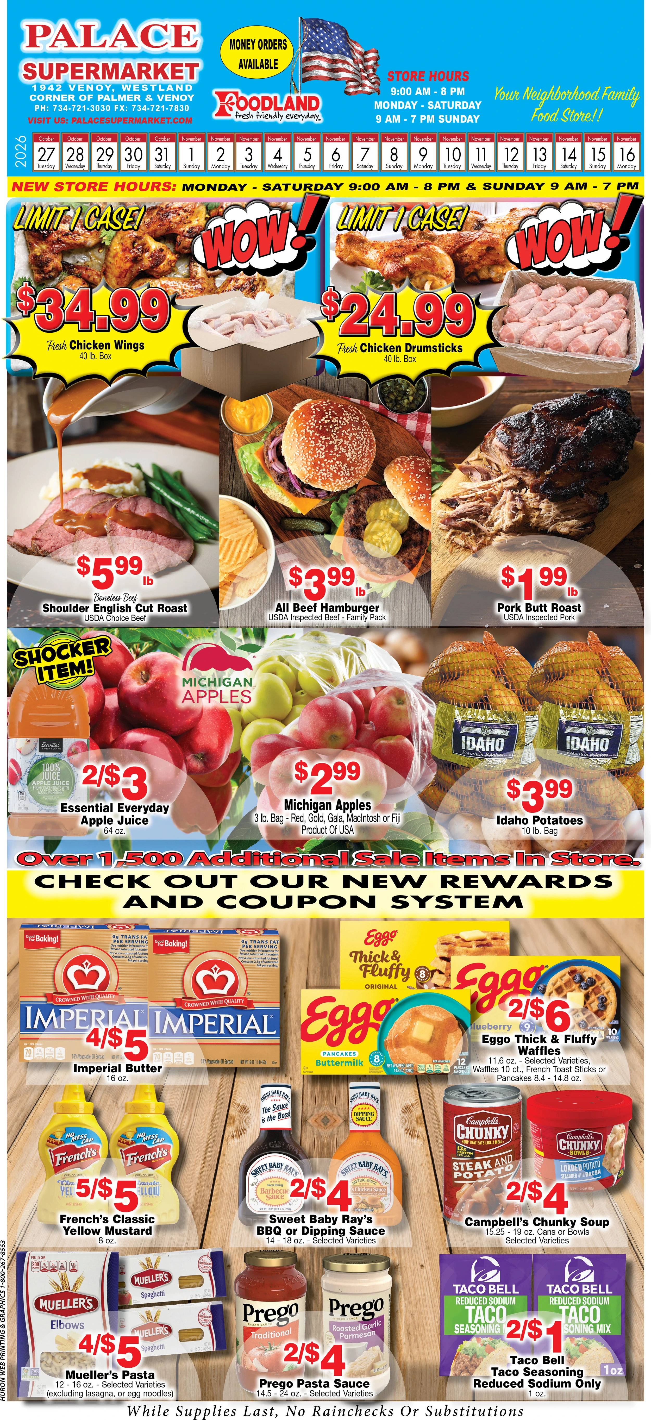 Palace & Foodmax Supermarket Weekly Ad - Page 1
