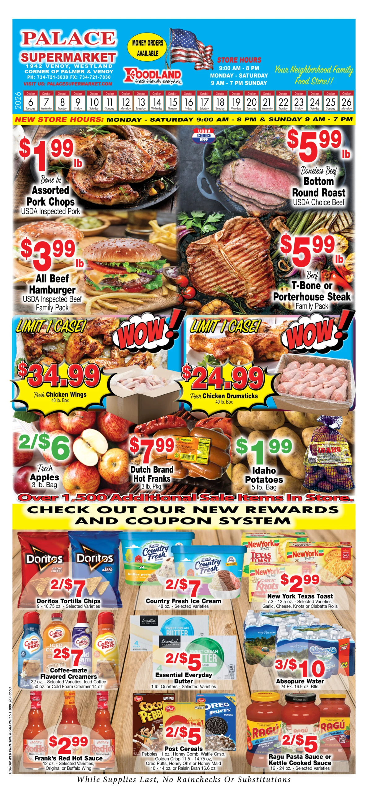 Palace & Foodmax Supermarket Weekly Ad - Page 1