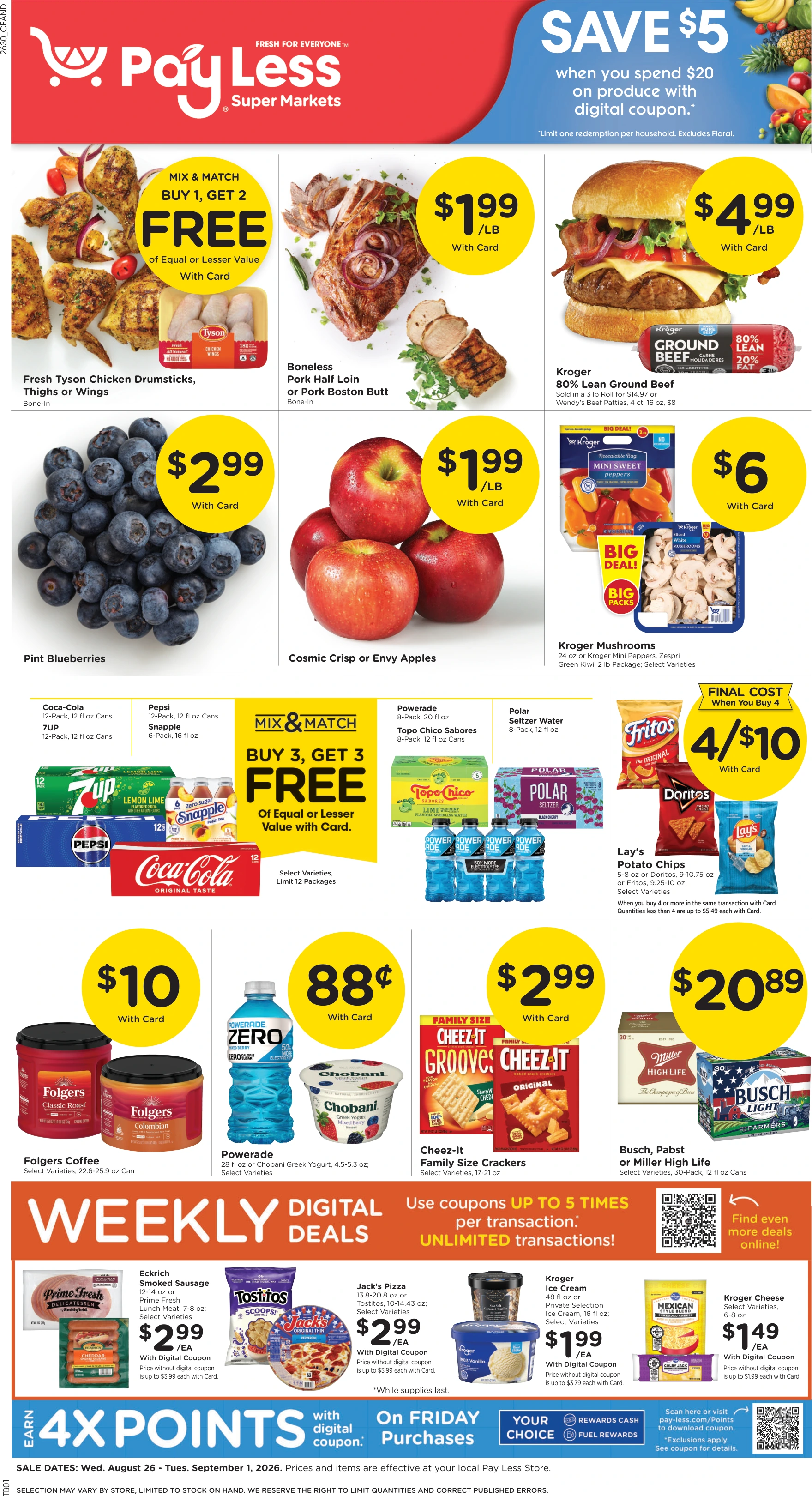 Pay-less Weekly Ad - Page 1