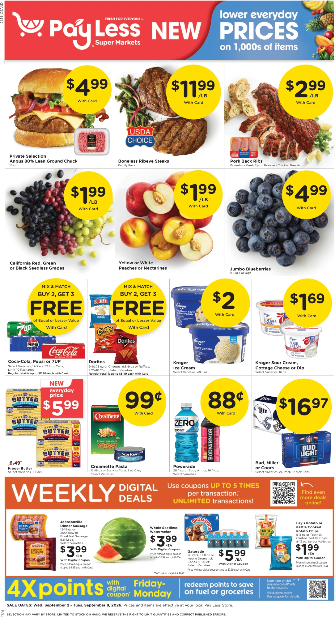 Pay-less Weekly Ad - Page 1