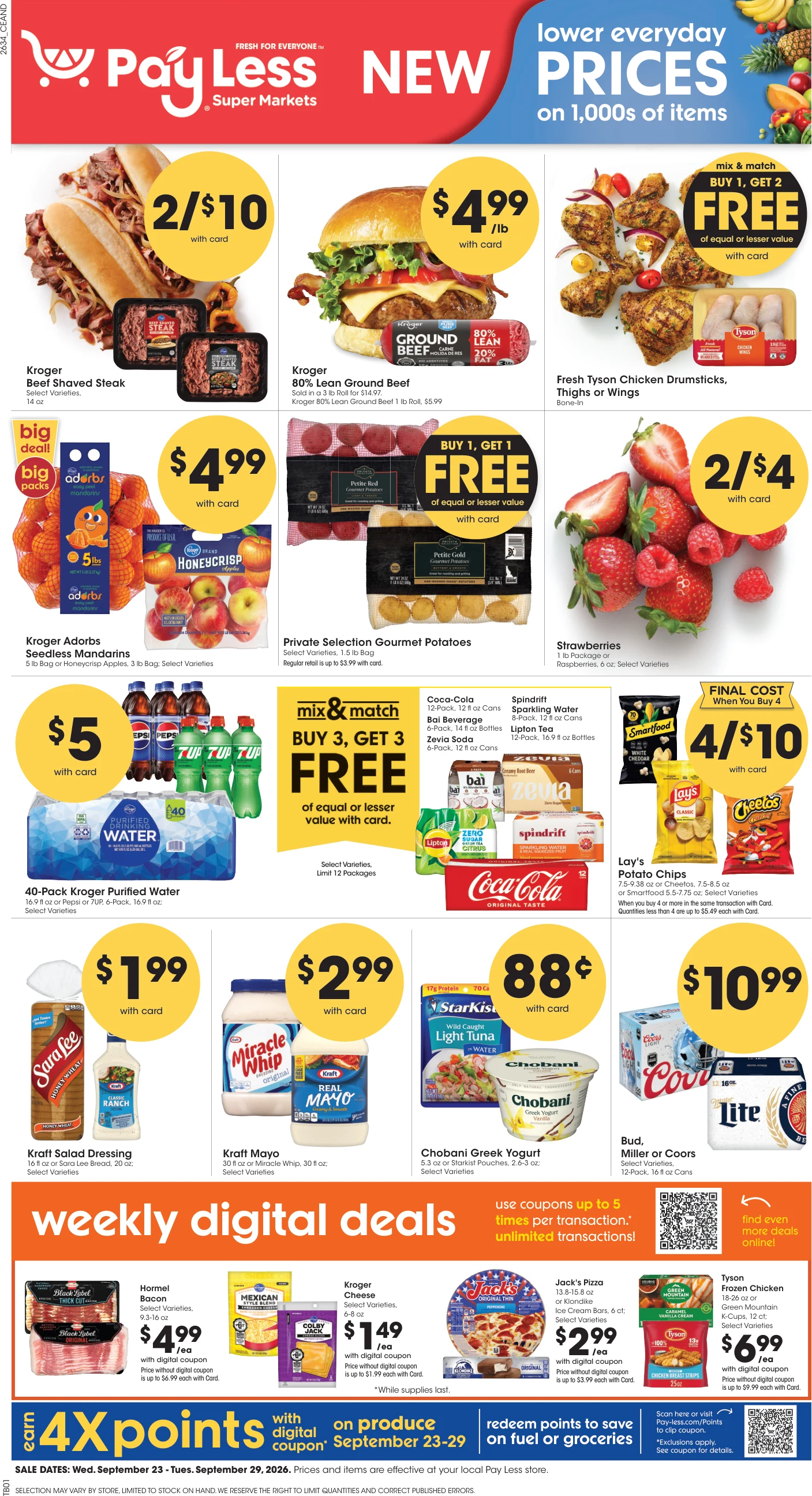 Pay-less Weekly Ad - Page 1
