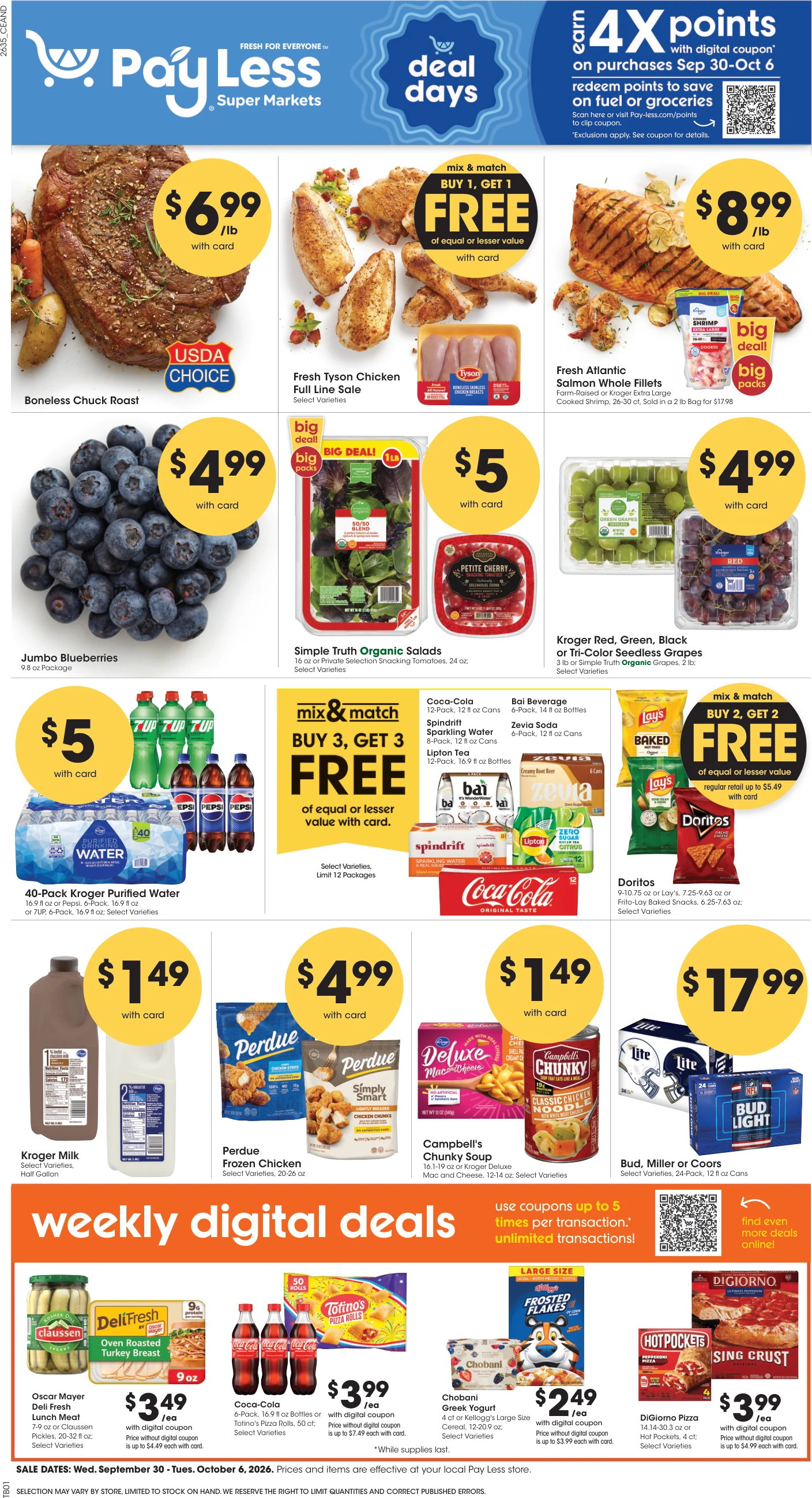 Pay-less Weekly Ad - Page 1