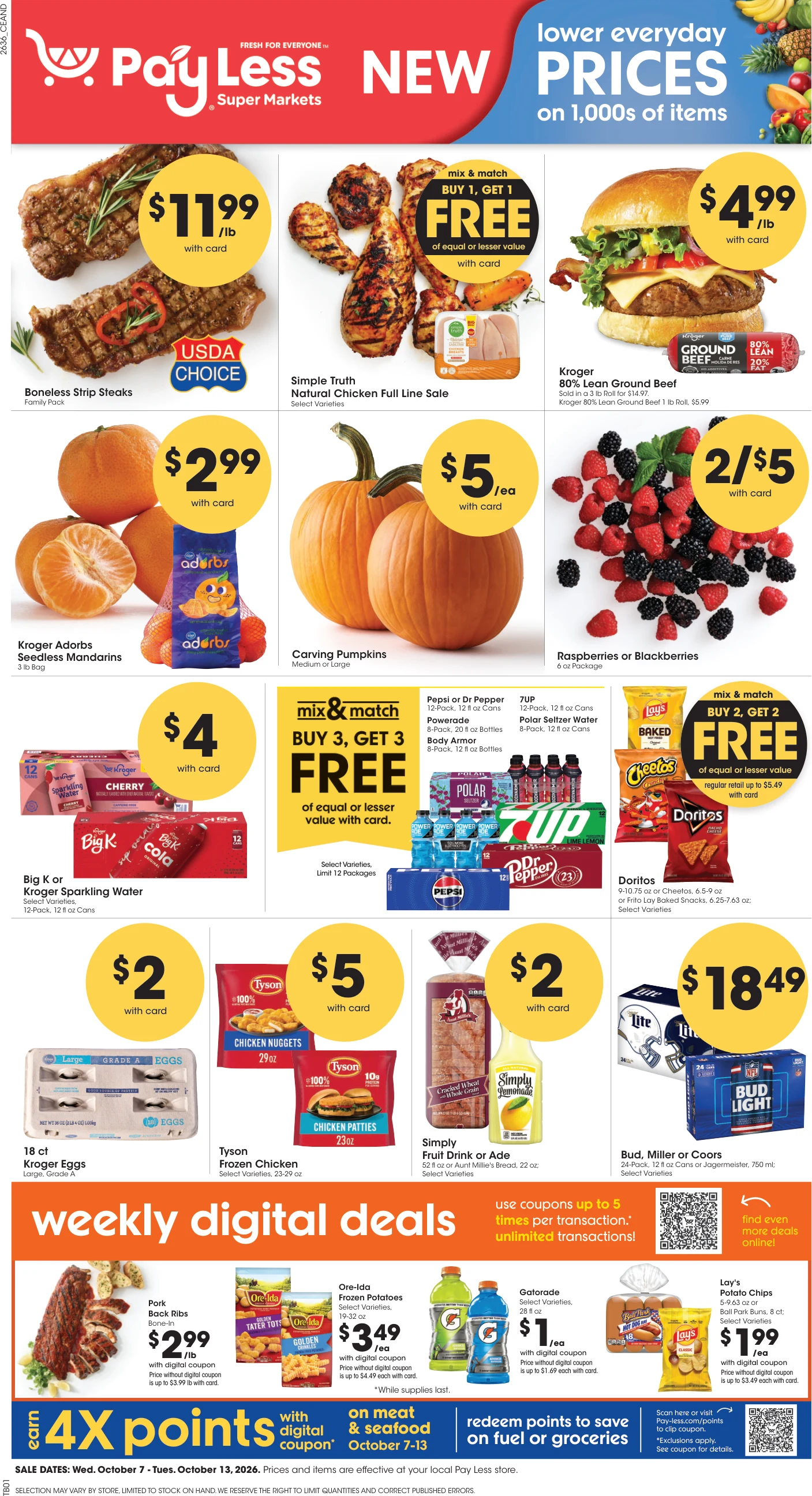 Pay-less Weekly Ad - Page 1