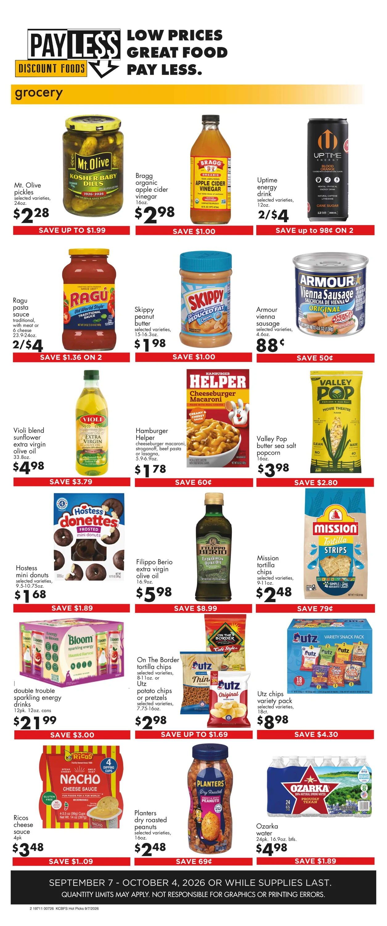 Payless Discount Foods Payless Hot Picks Sept 7 - Oct 4 - Page 2