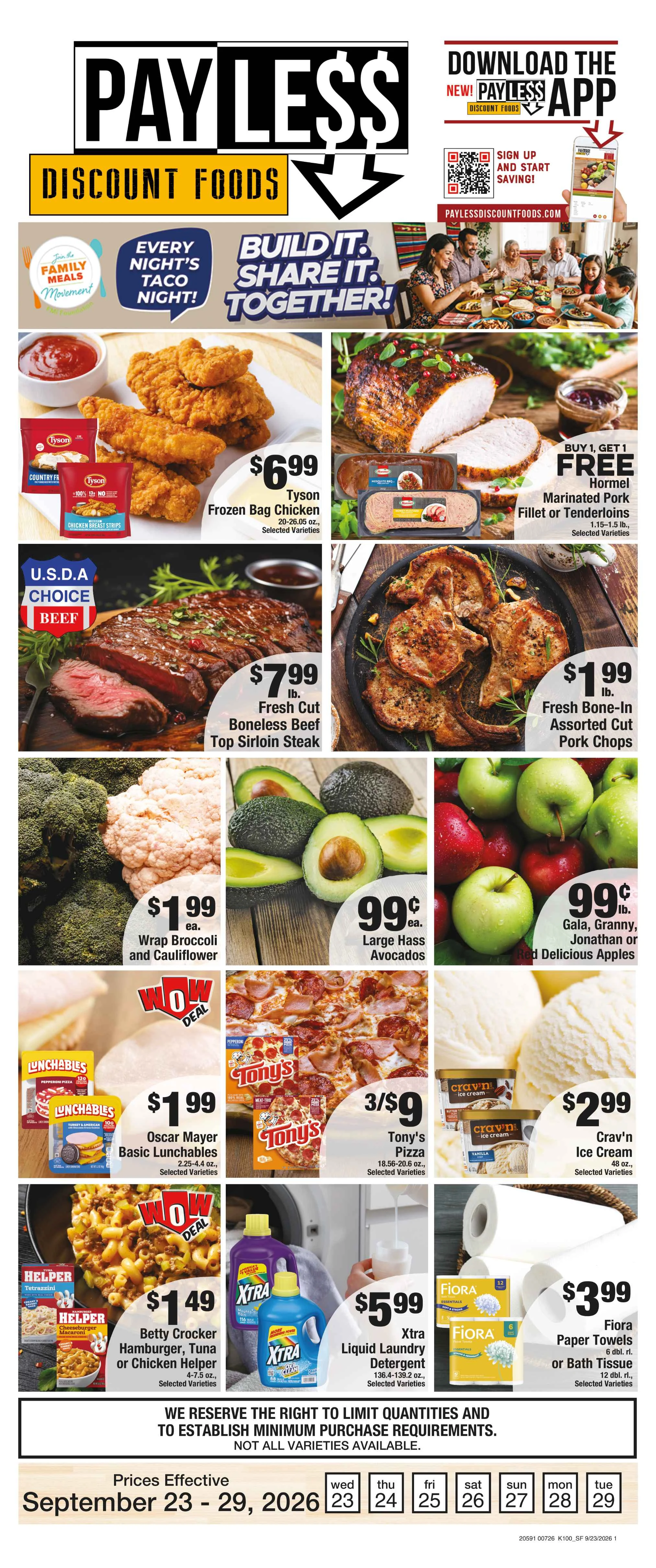 Payless Discount Foods Payless September 23 - 29, 2026 - Page 1