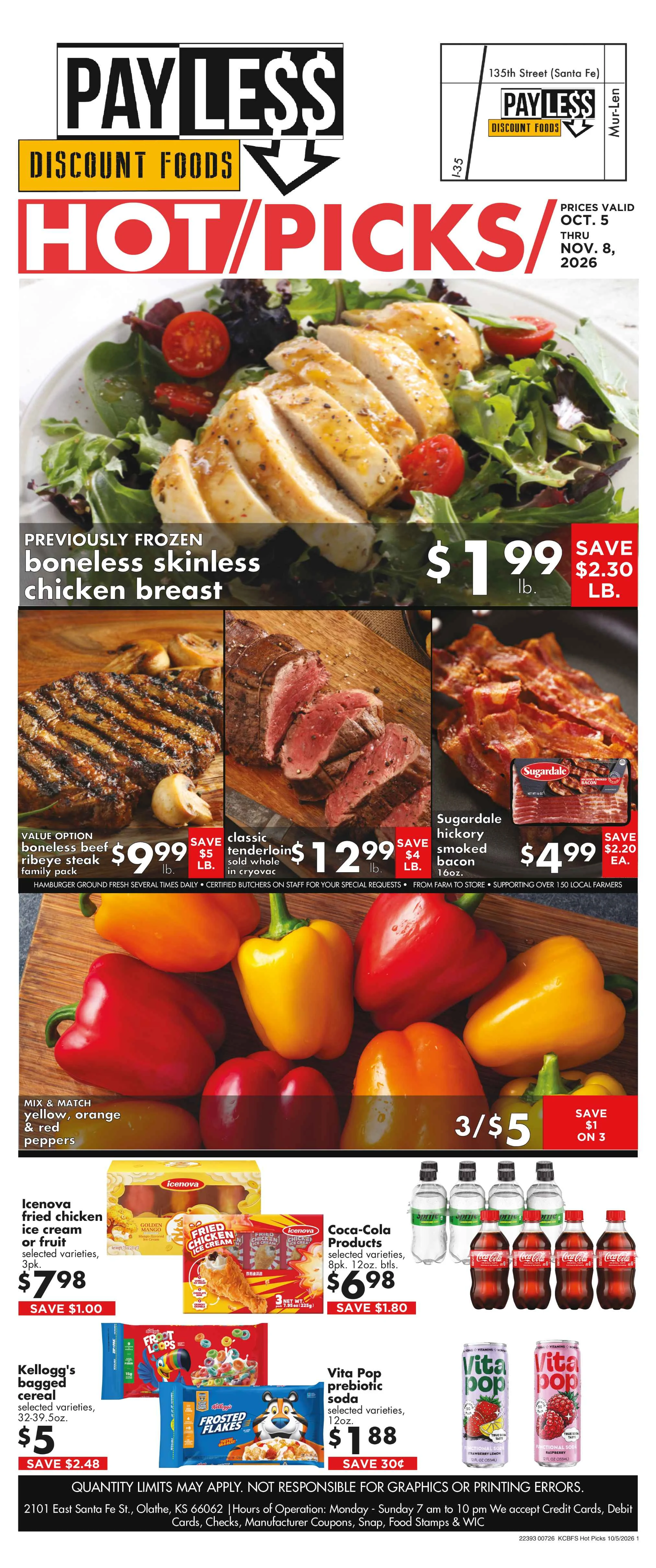 Payless Discount Foods Payless Hot Picks Oct 5 - Nov 8, 2026 - Page 1