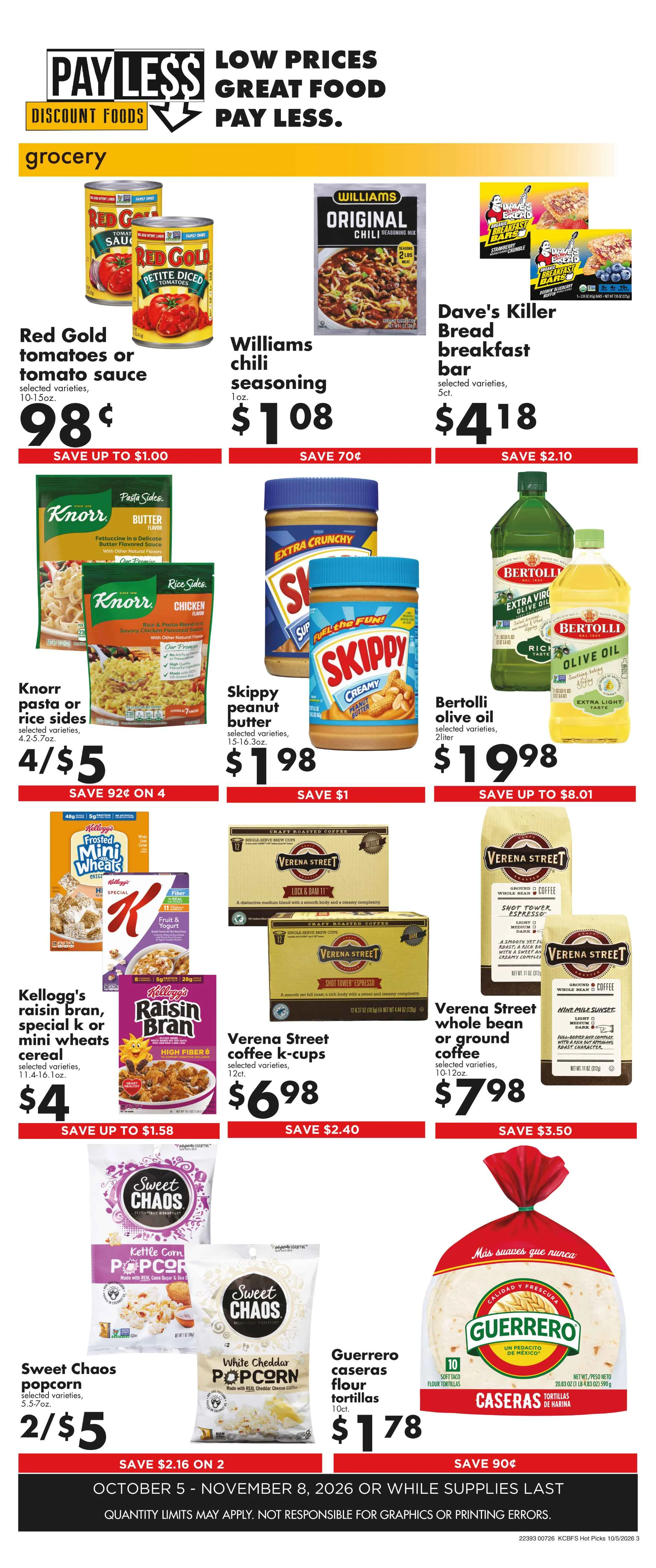 Payless Discount Foods Payless Hot Picks Oct 5 - Nov 8, 2026 - Page 3