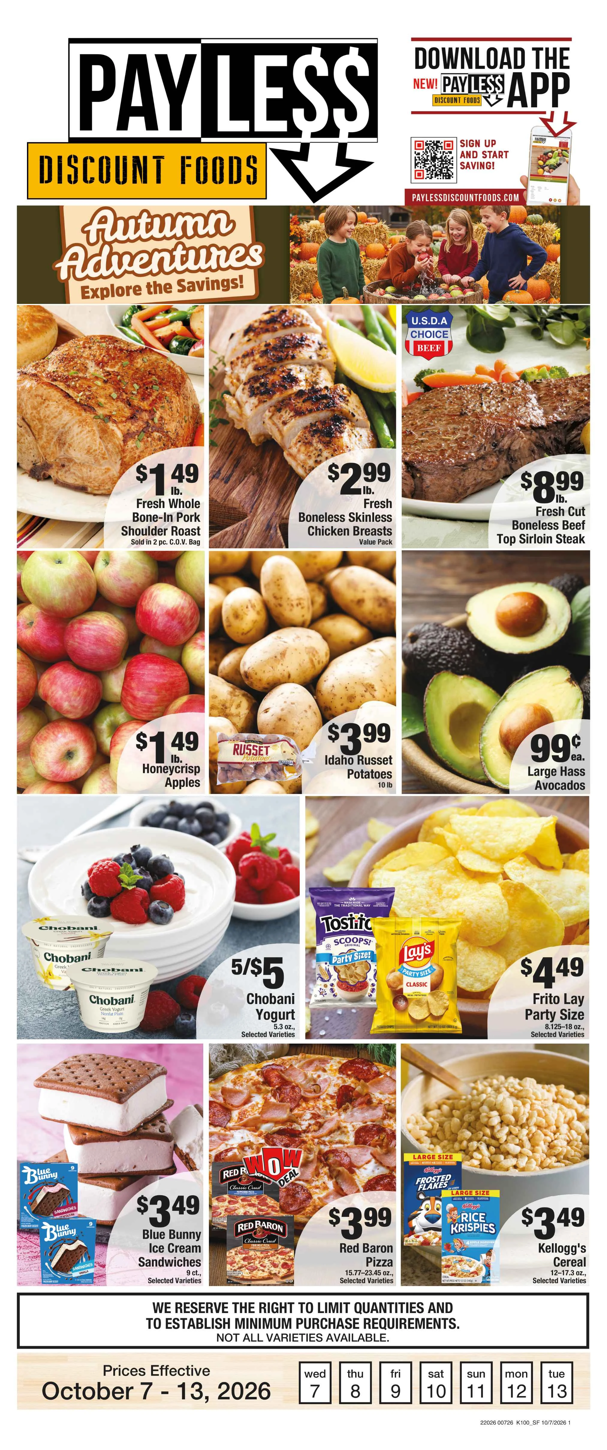 Payless Discount Foods Payless October 7-13, 2026 - Page 1