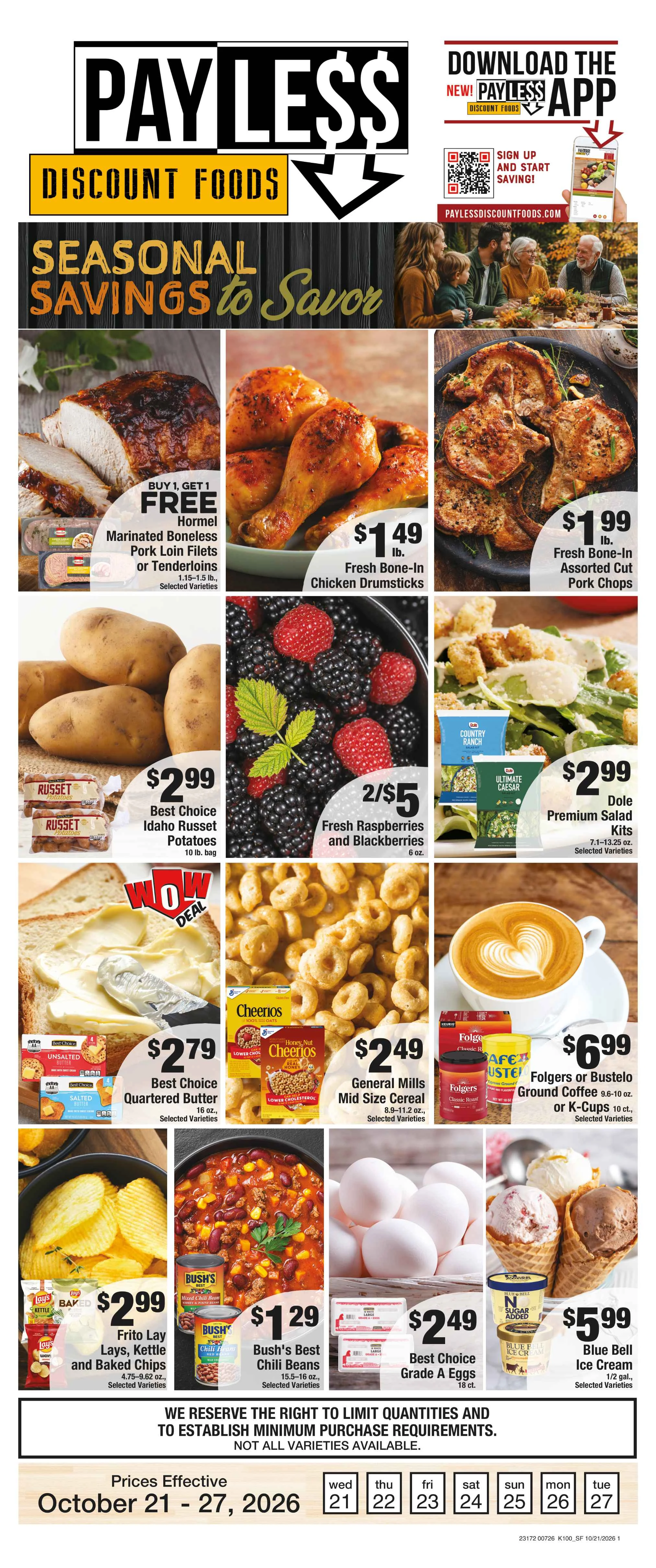Payless Discount Foods Payless October 21 - 27, 2026 - Page 1