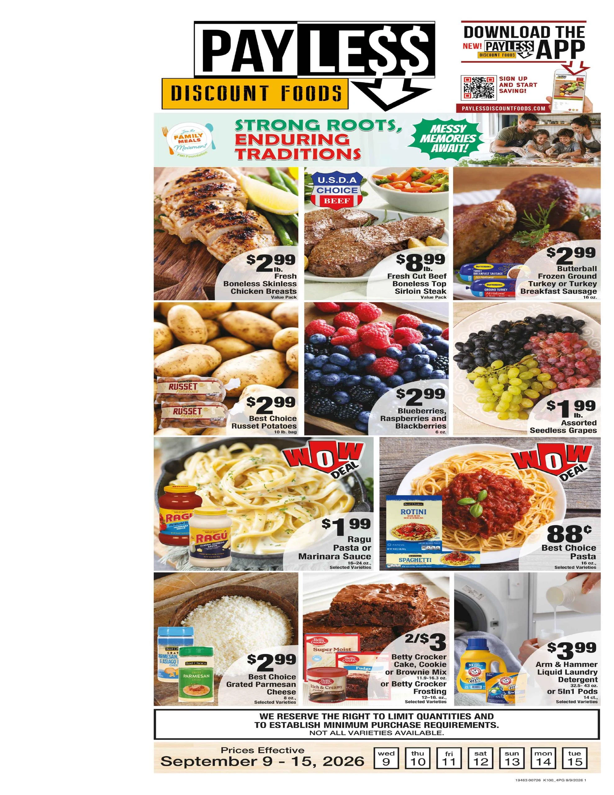 Payless Discount Foods Indexed Weekly - Page 1