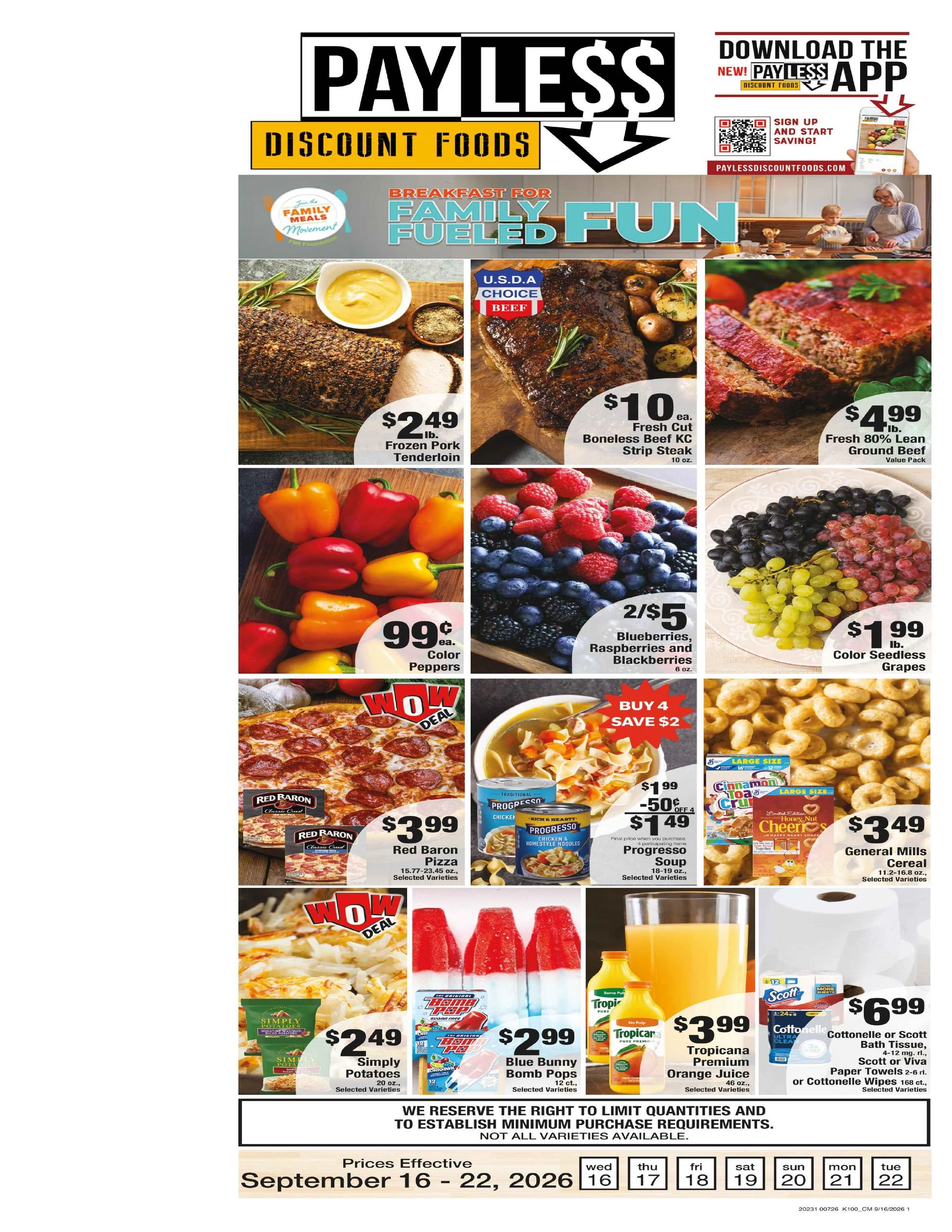 Payless Discount Foods Indexed Weekly - Page 1