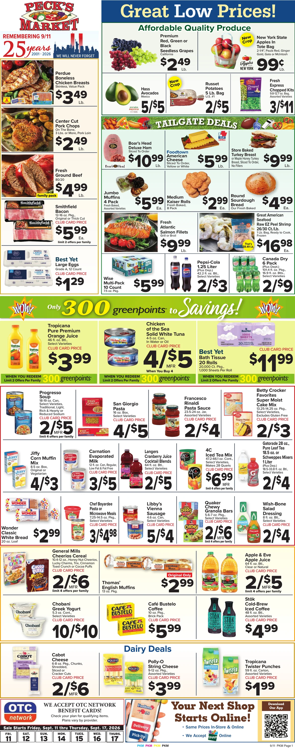 Peck's Market Weekly Ad - Page 1