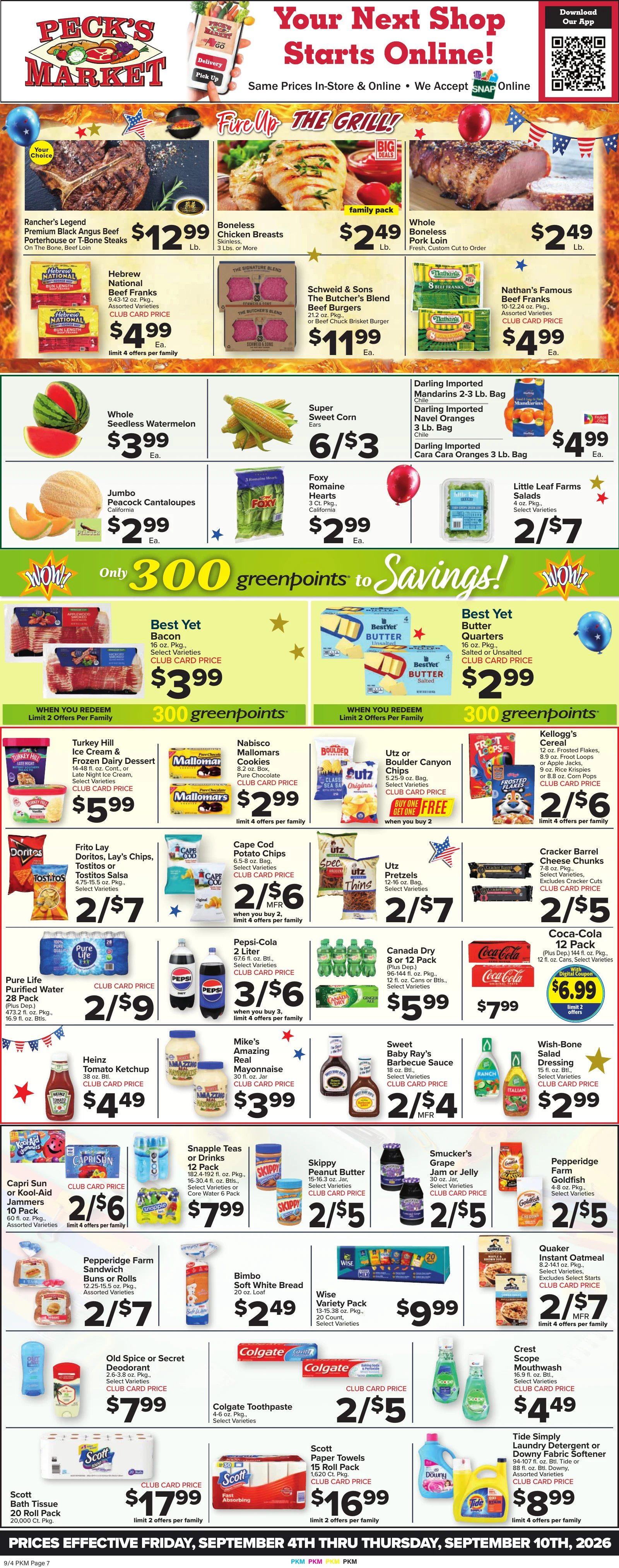 Peck's Market Weekly Ad - Page 1