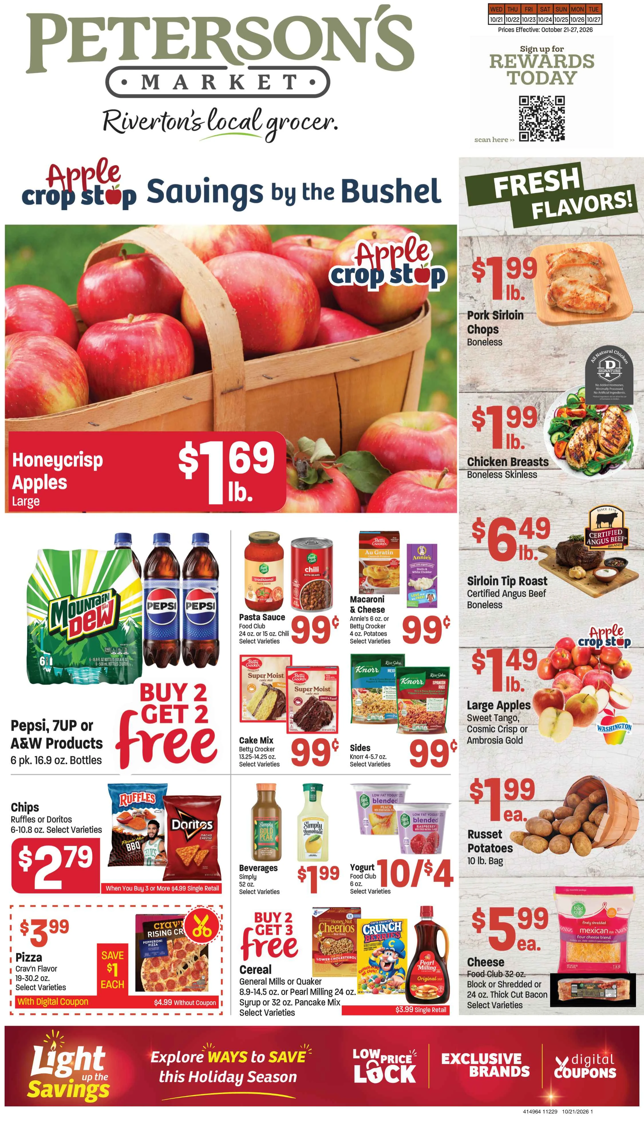 Peterson's Fresh Market Peterson's Weekly Ad - October 21-27, 2026 - Page 1