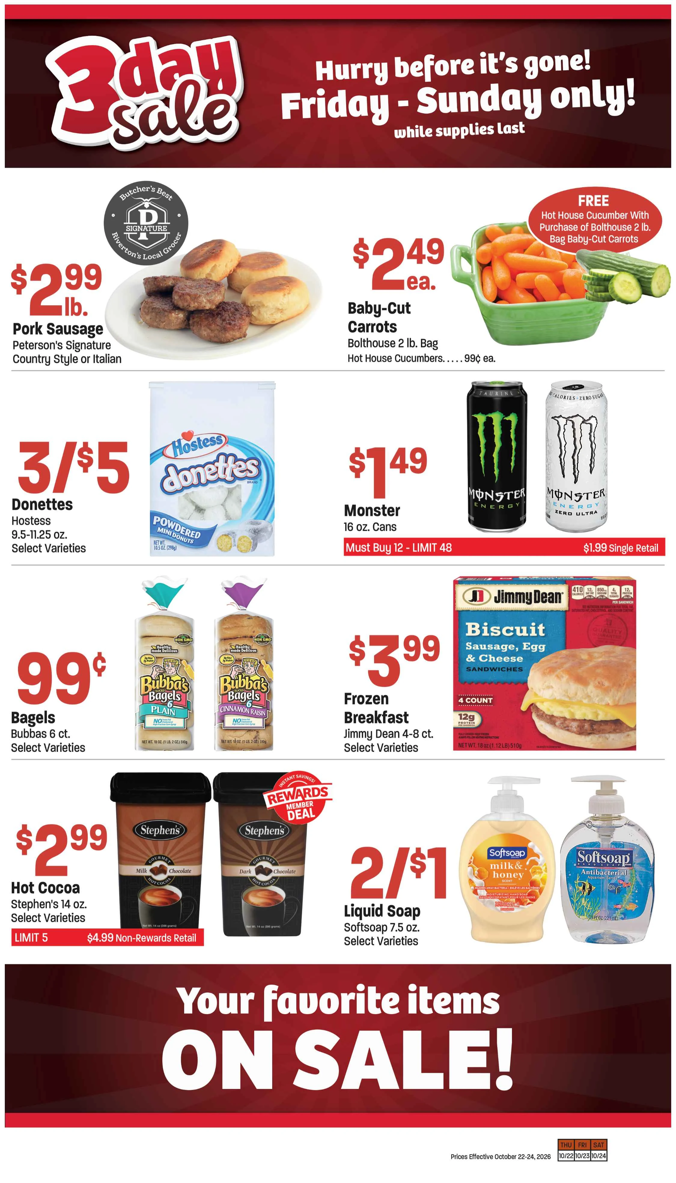 Peterson's Fresh Market Peterson's Weekly Ad - October 21-27, 2026 - Page 3