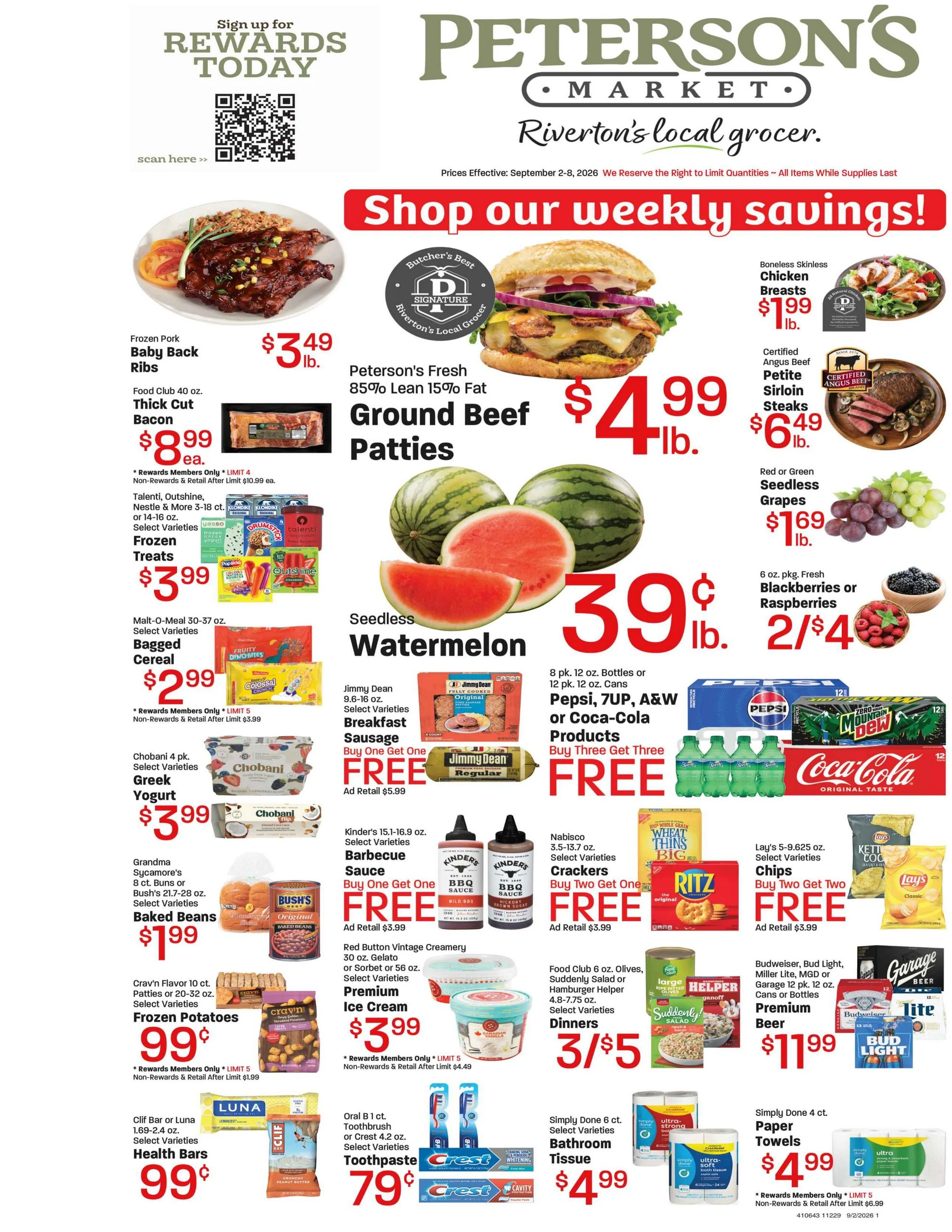 Peterson's Fresh Market Indexed Monthly - Page 1