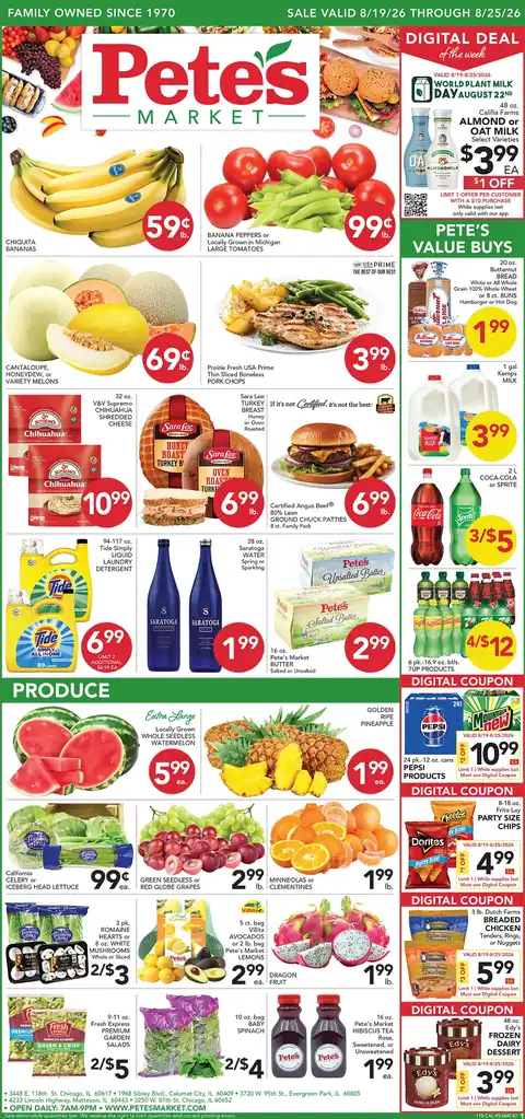 Valid Dates 08/19/2026 - 08/25/2026 | View PDF
