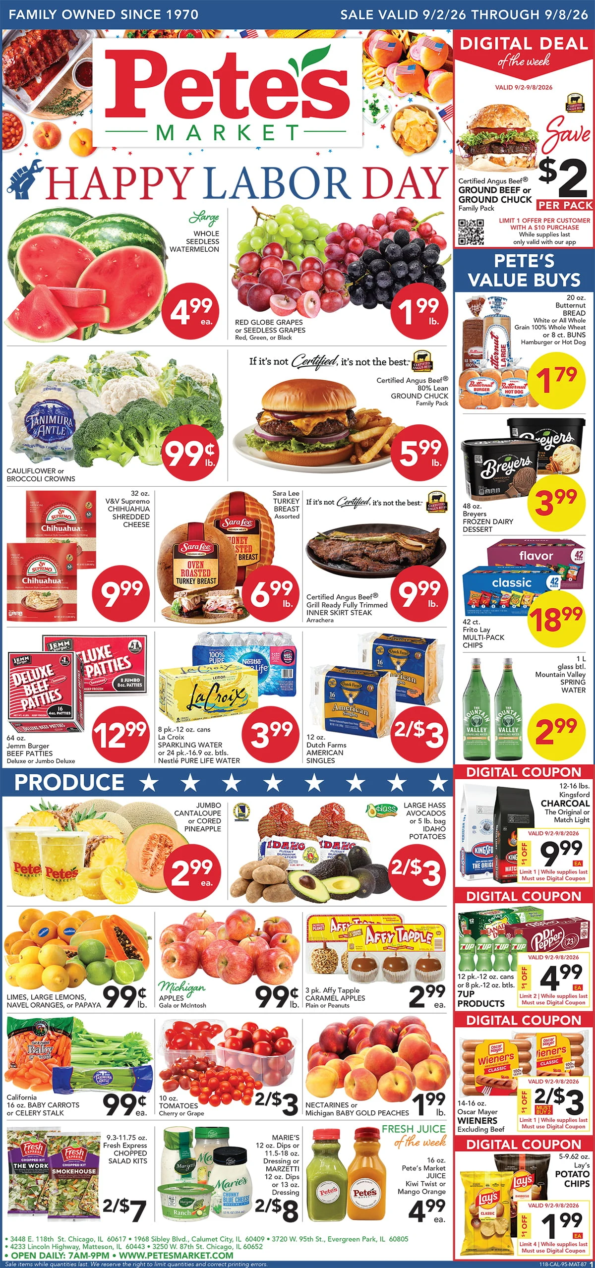 Pete's Market - 87th & Kedzie Valid Dates 09/02/2026 - 09/08/2026 | View PDF - Page 1