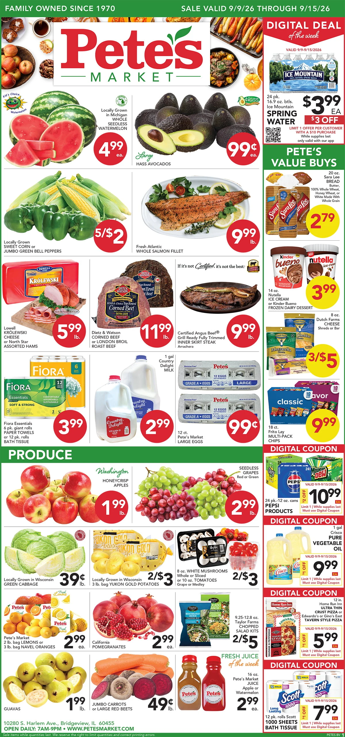 Pete's Market - Bridgeview Valid Dates 09/09/2026 - 09/15/2026 | View PDF - Page 1