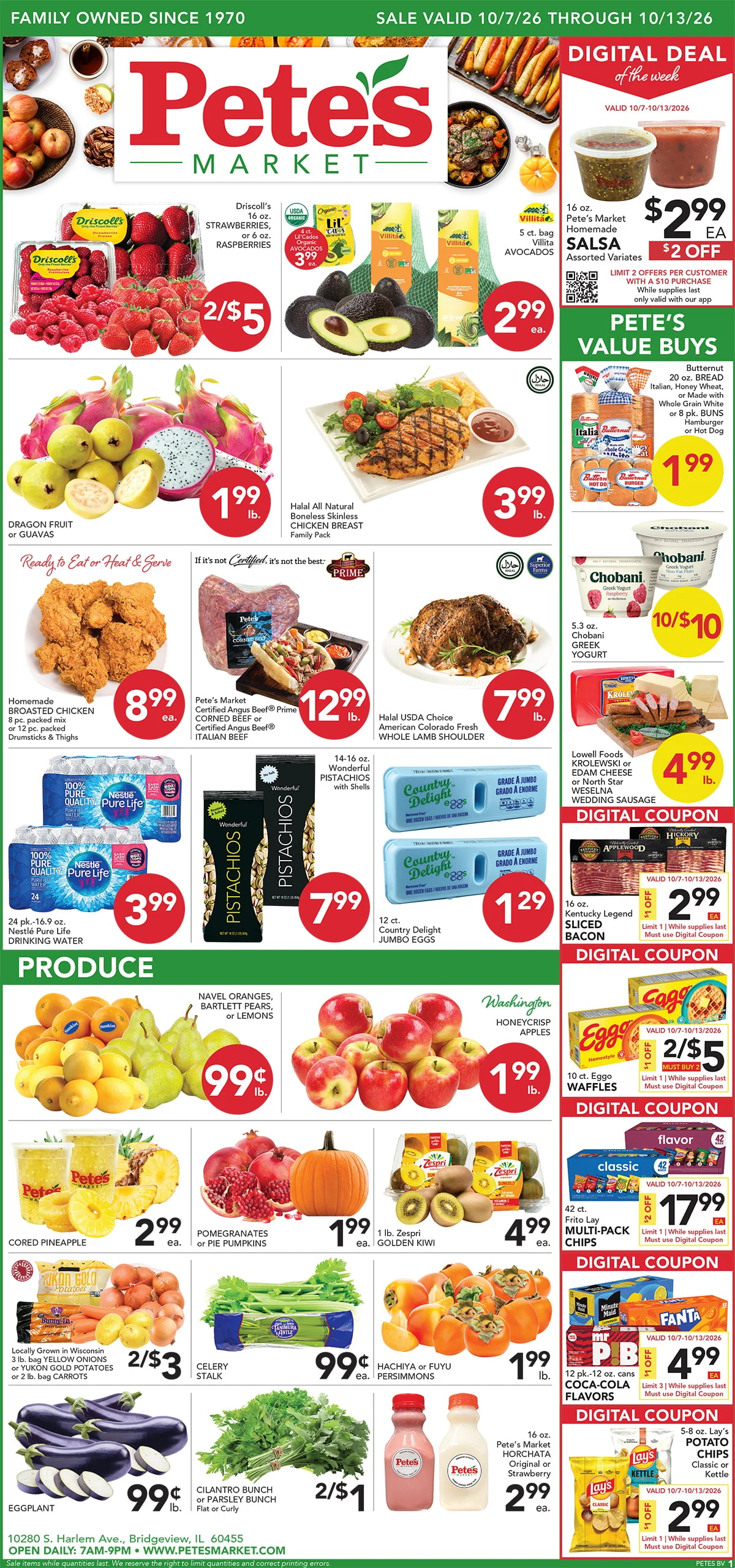 Pete's Market - Bridgeview Valid Dates 10/07/2026 - 10/13/2026 | View PDF - Page 1