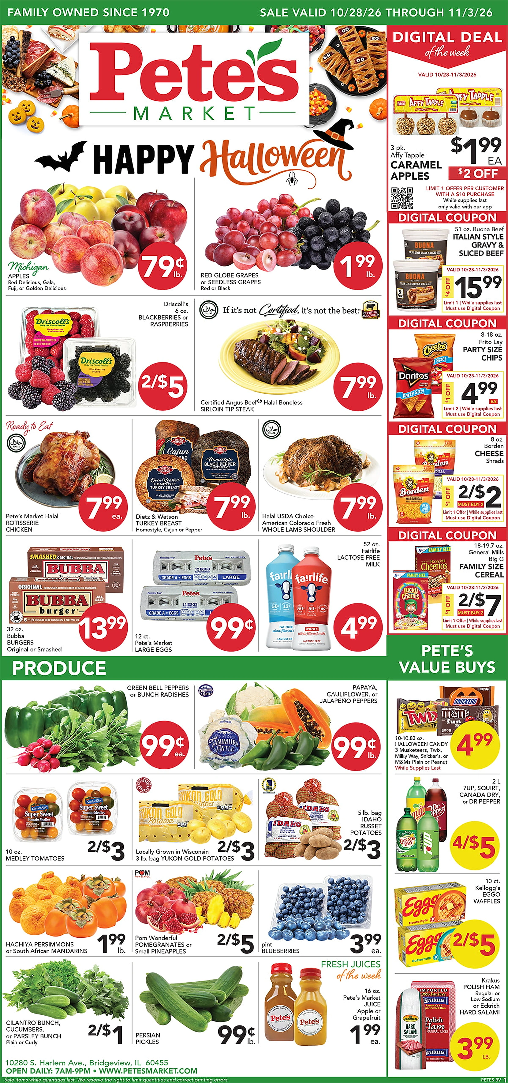 Pete's Market - Bridgeview Valid Dates 10/28/2026 - 11/03/2026 | View PDF - Page 1