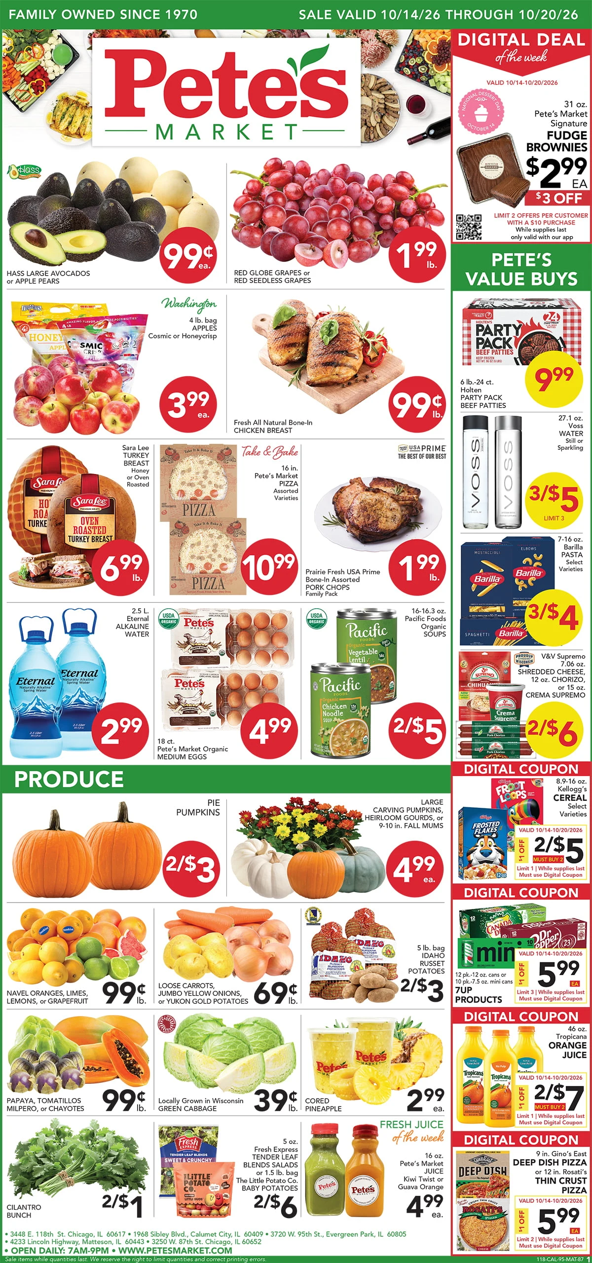 Pete's Market - Calumet City Valid Dates 10/14/2026 - 10/20/2026 | View PDF - Page 1