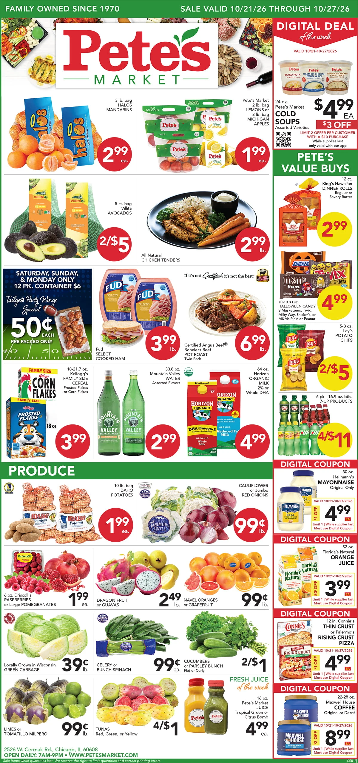 Pete's Market - Cermak & Rockwell Valid Dates 10/21/2026 - 10/27/2026 | View PDF - Page 1