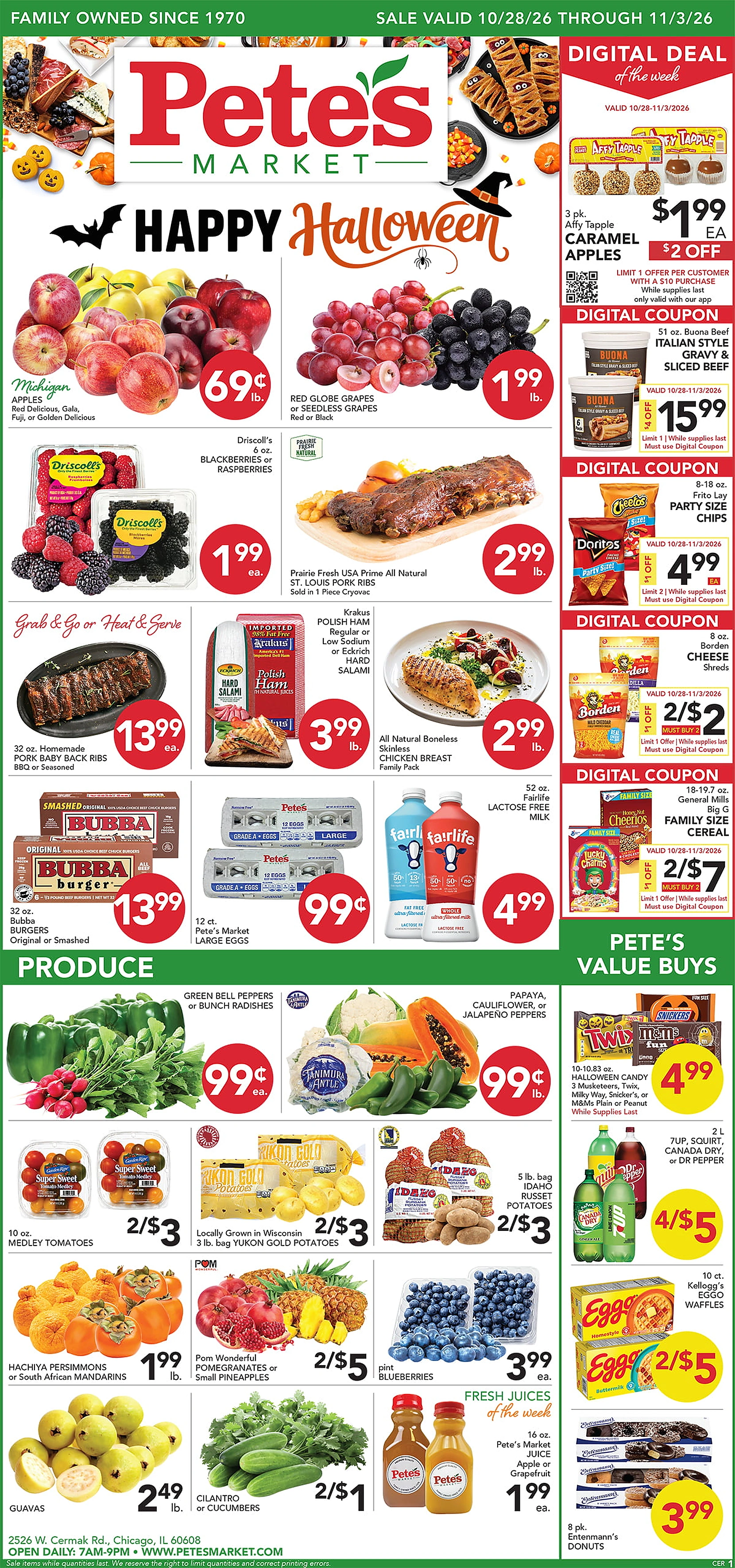 Pete's Market - Cermak & Rockwell Valid Dates 10/28/2026 - 11/03/2026 | View PDF - Page 1