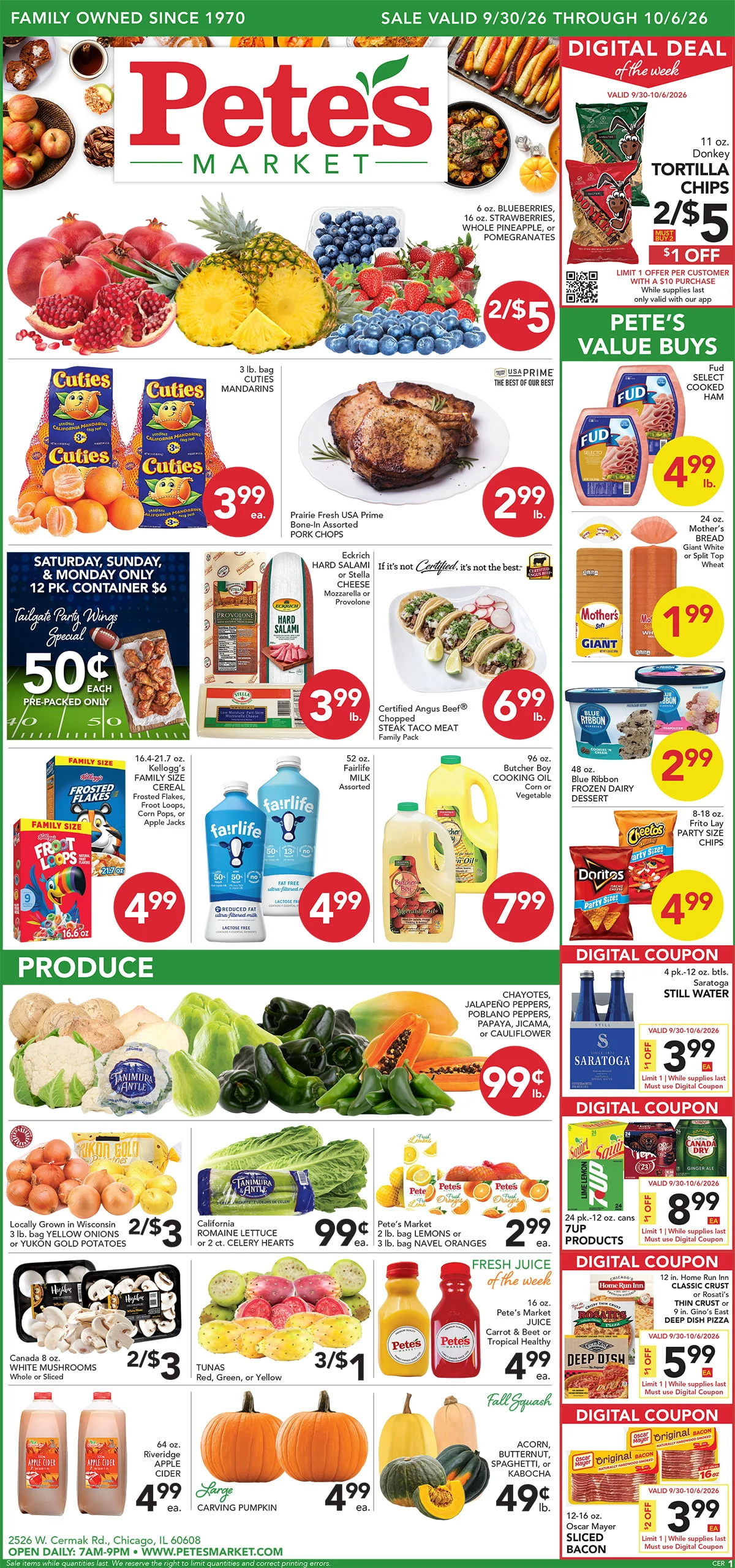 Pete's Market - Cermak & Rockwell Valid Dates 09/30/2026 - 10/06/2026 | View PDF - Page 1