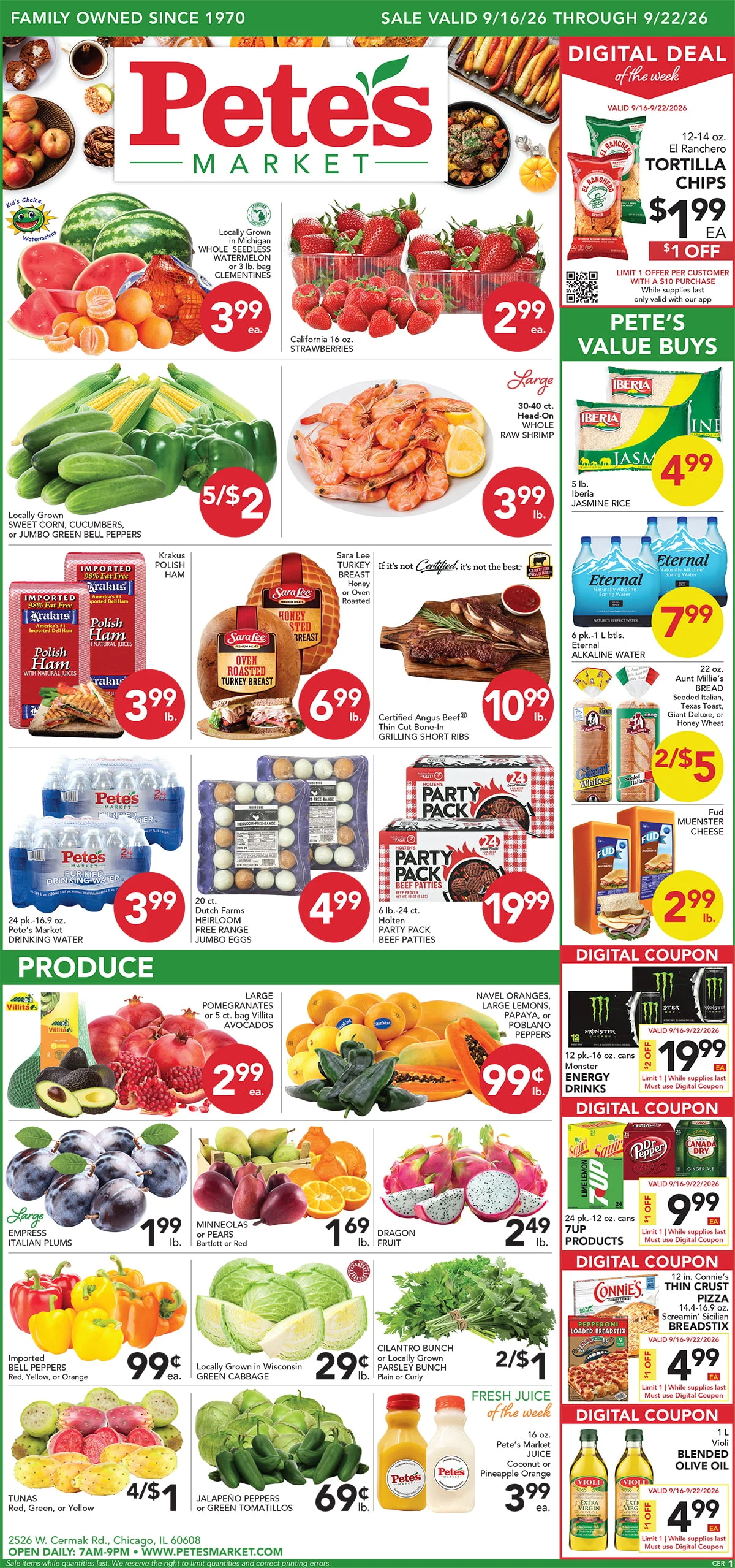Pete's Market - Cermak & Rockwell Valid Dates 09/16/2026 - 09/22/2026 | View PDF - Page 1