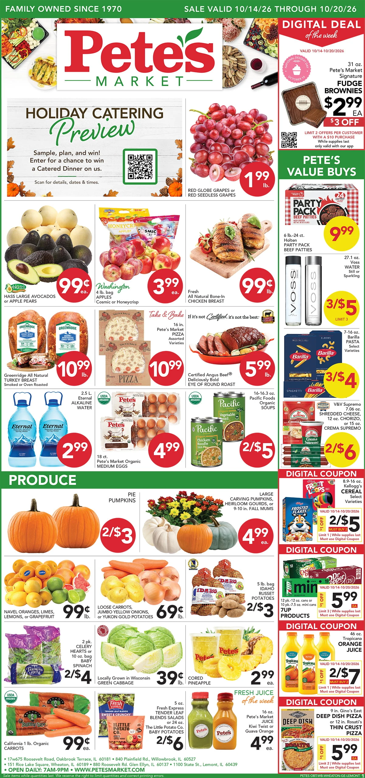 Pete's Market - Glen Ellyn Valid Dates 10/14/2026 - 10/20/2026 | View PDF - Page 1