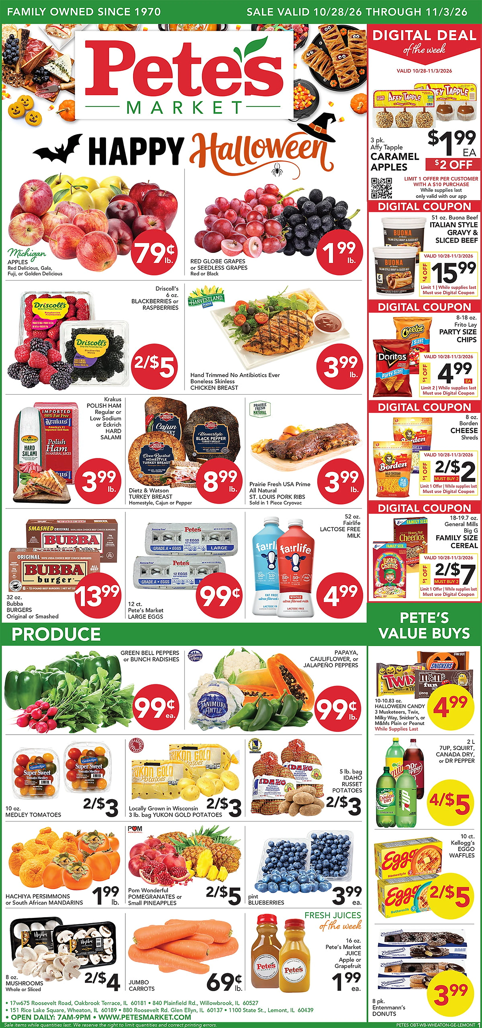 Pete's Market - Glen Ellyn Valid Dates 10/28/2026 - 11/03/2026 | View PDF - Page 1