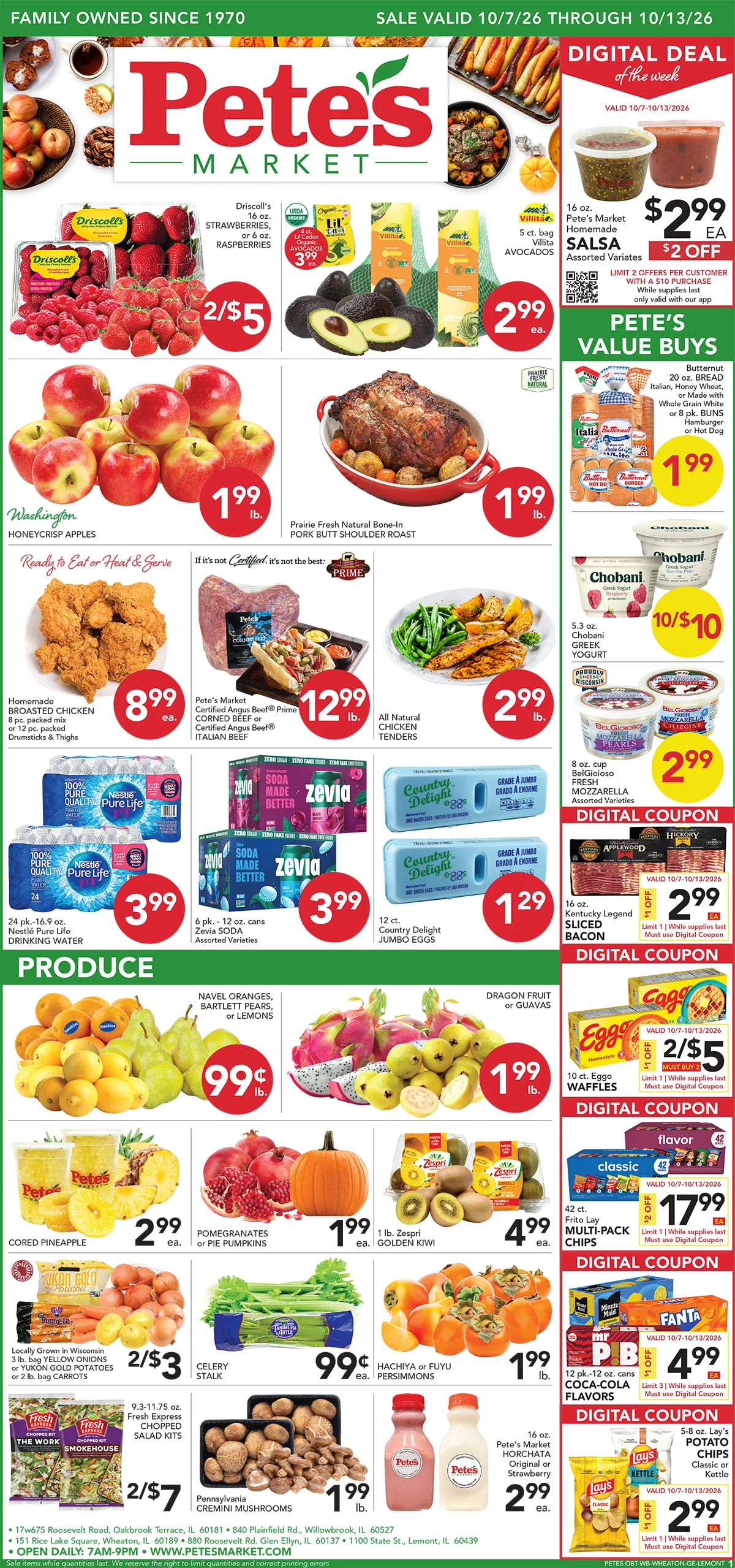 Pete's Market - Lemont Valid Dates 10/07/2026 - 10/13/2026 | View PDF - Page 1