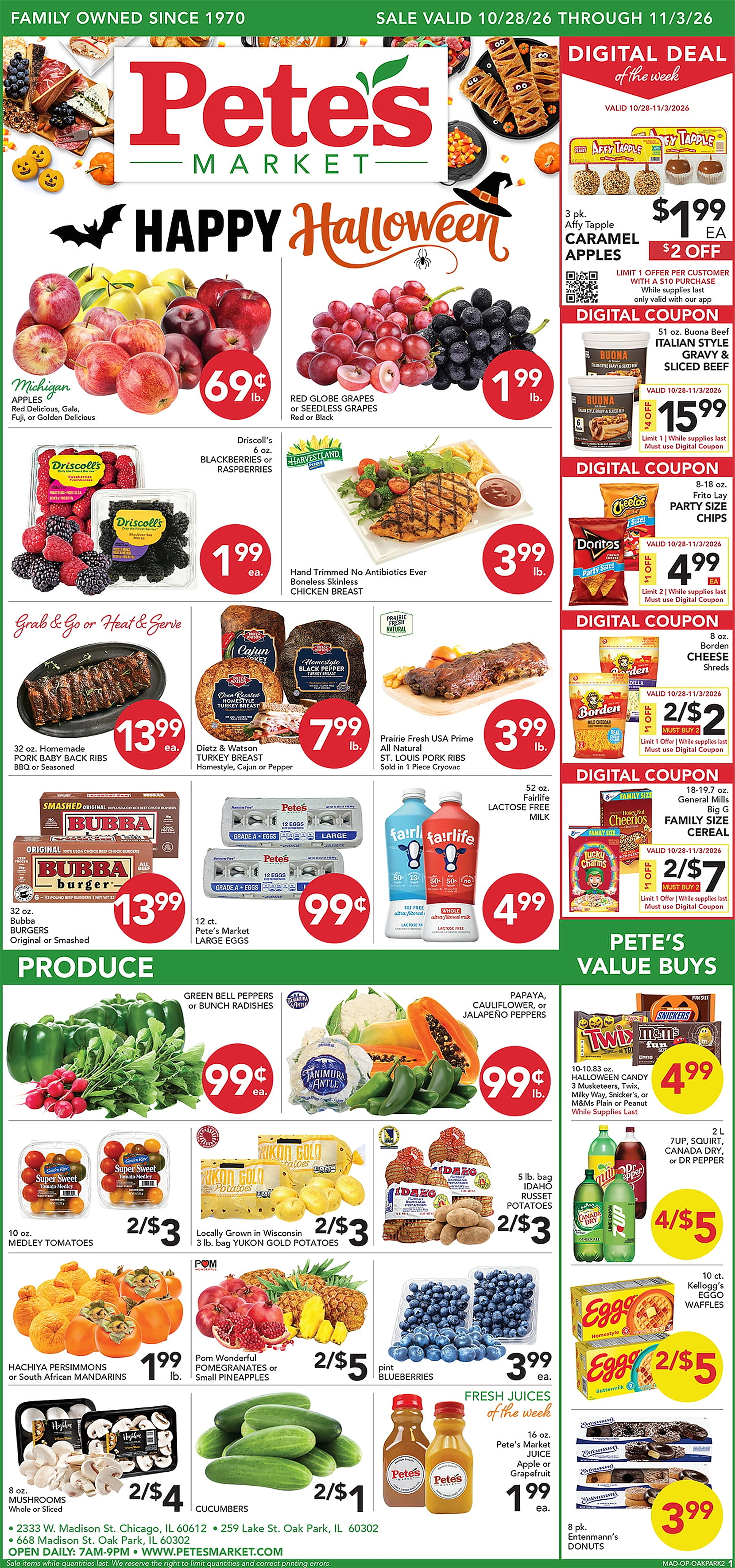 Pete's Market - Madison & Western Valid Dates 10/28/2026 - 11/03/2026 | View PDF - Page 1