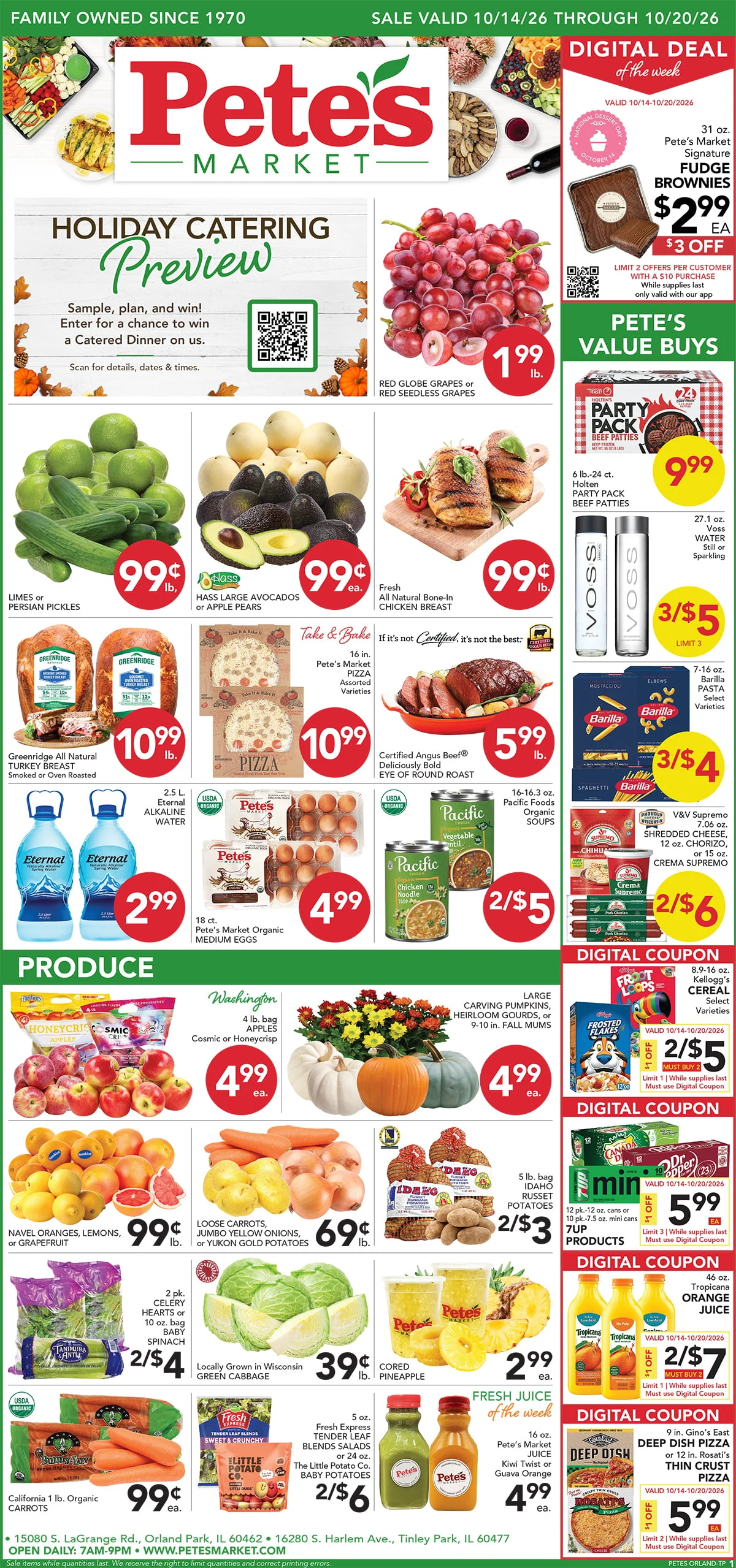 Pete's Market - Tinley Park Valid Dates 10/14/2026 - 10/20/2026 | View PDF - Page 1
