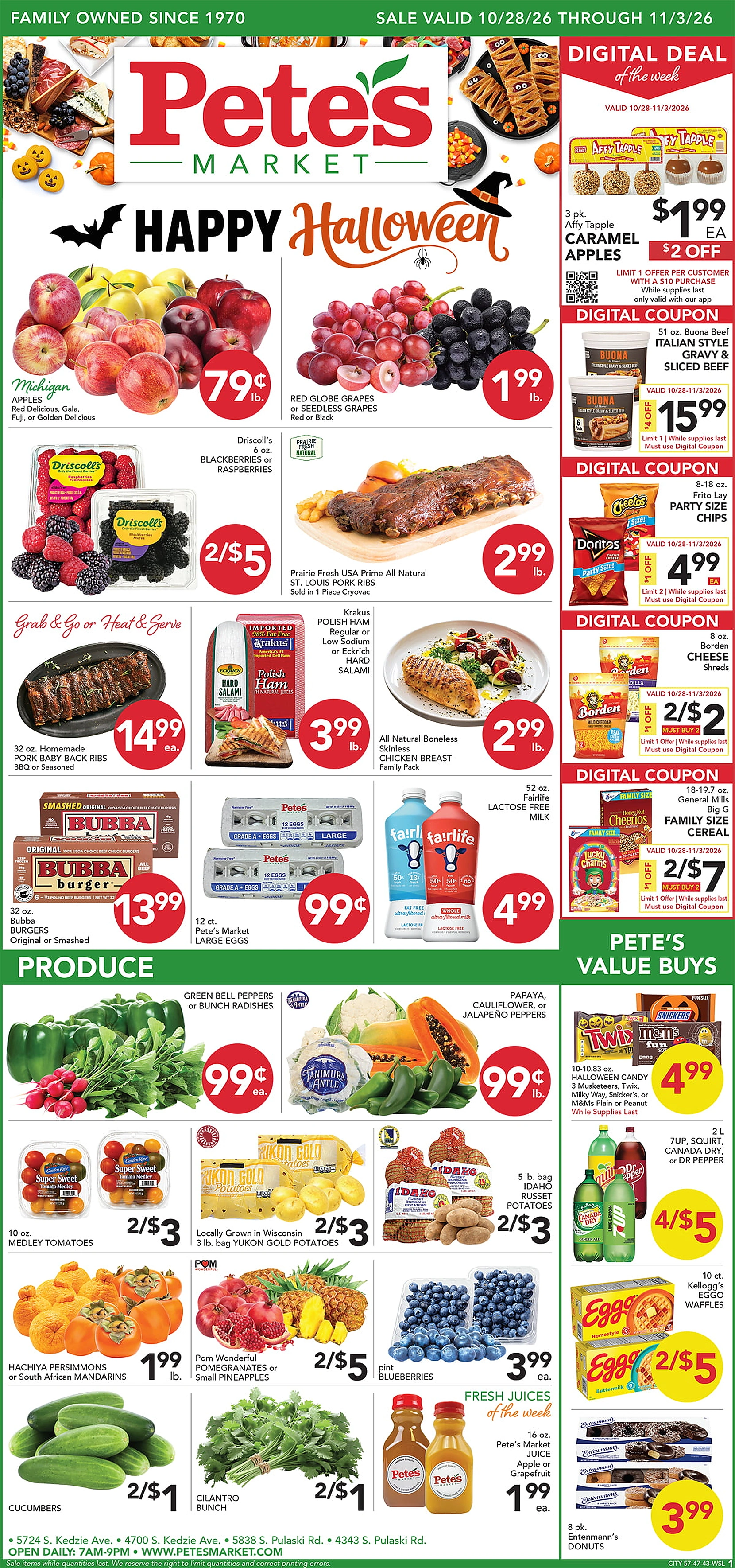 Pete's Market - West Lawn Market Valid Dates 10/28/2026 - 11/03/2026 | View PDF - Page 1