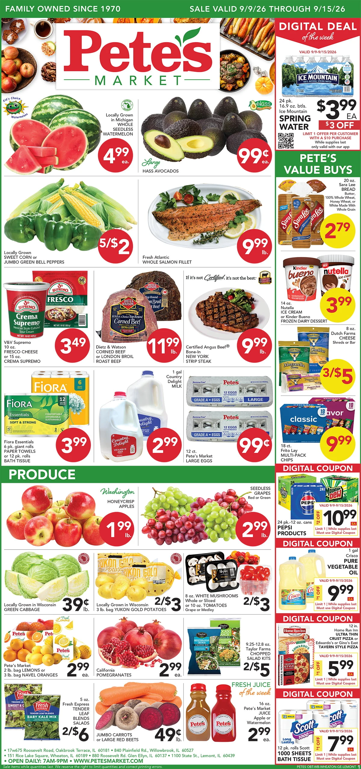 Pete's Market - Wheaton Valid Dates 09/09/2026 - 09/15/2026 | View PDF - Page 1