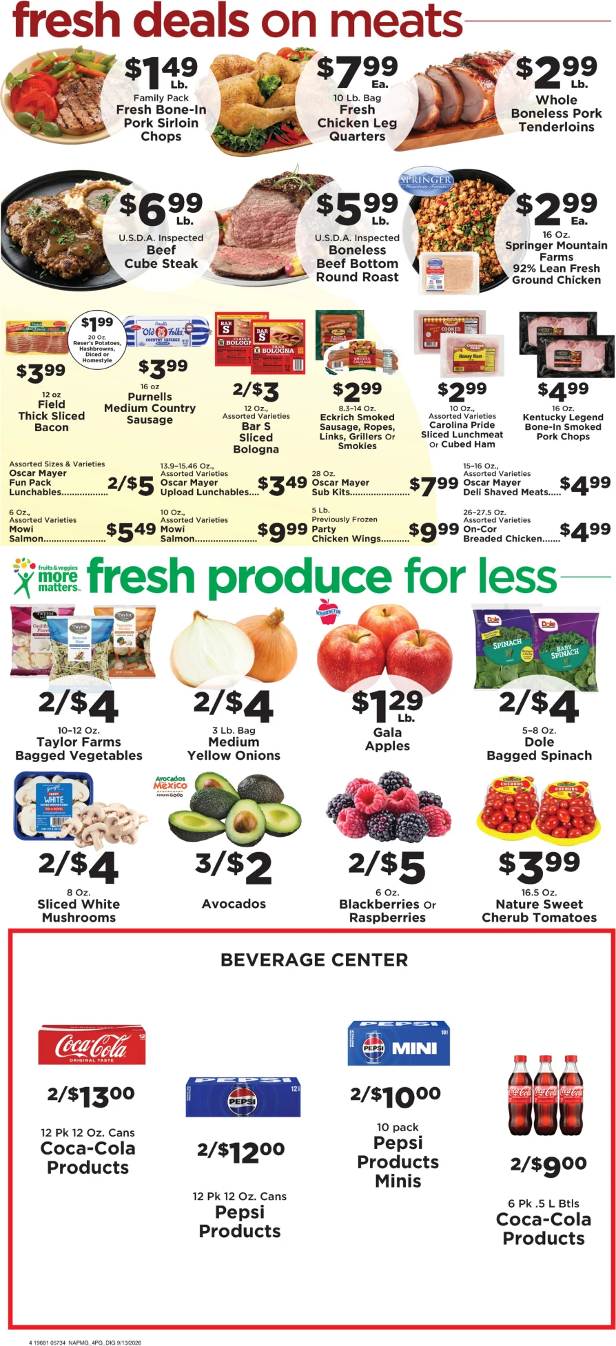 Phillips Family Grocery Hiseville Current Ad - Page 4