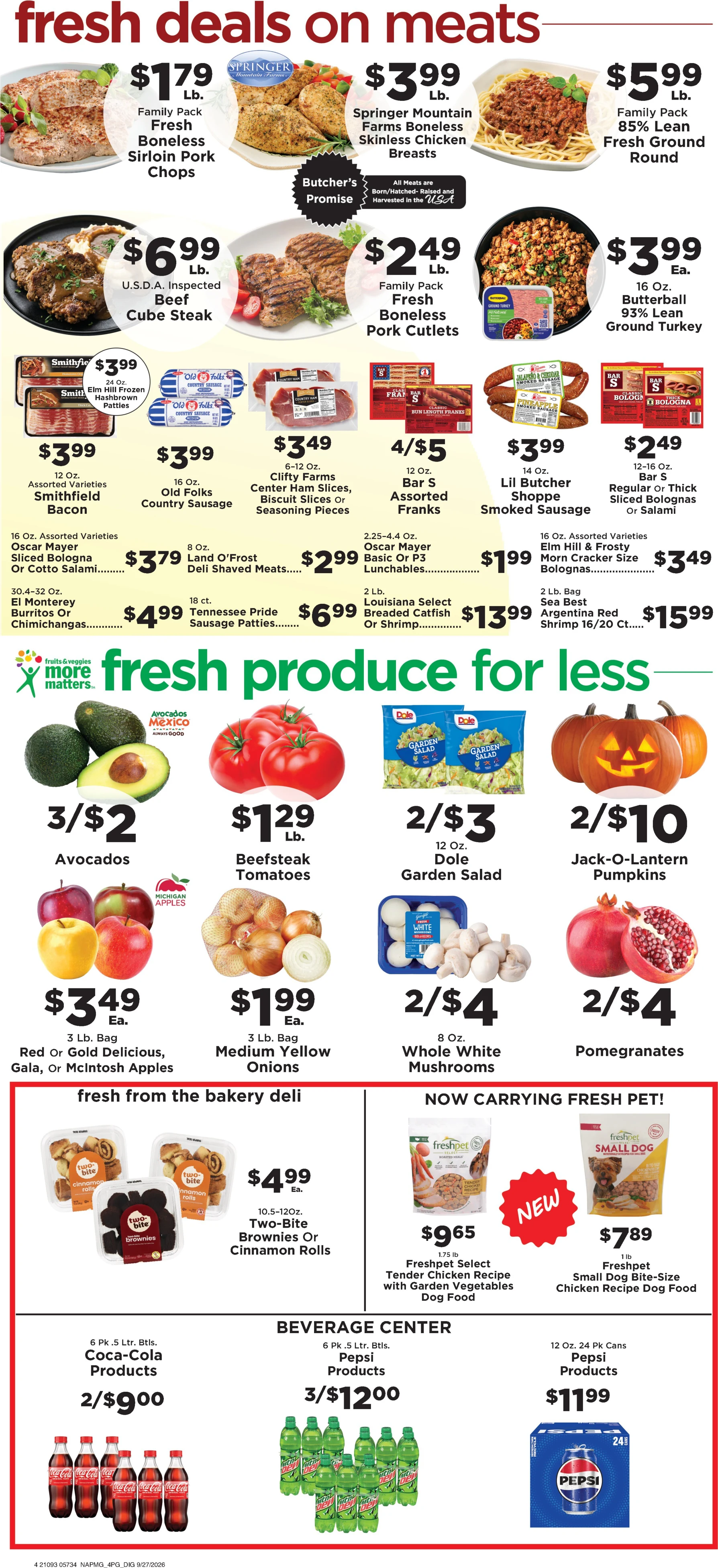 Phillips Family Grocery Hiseville Current Ad - Page 4