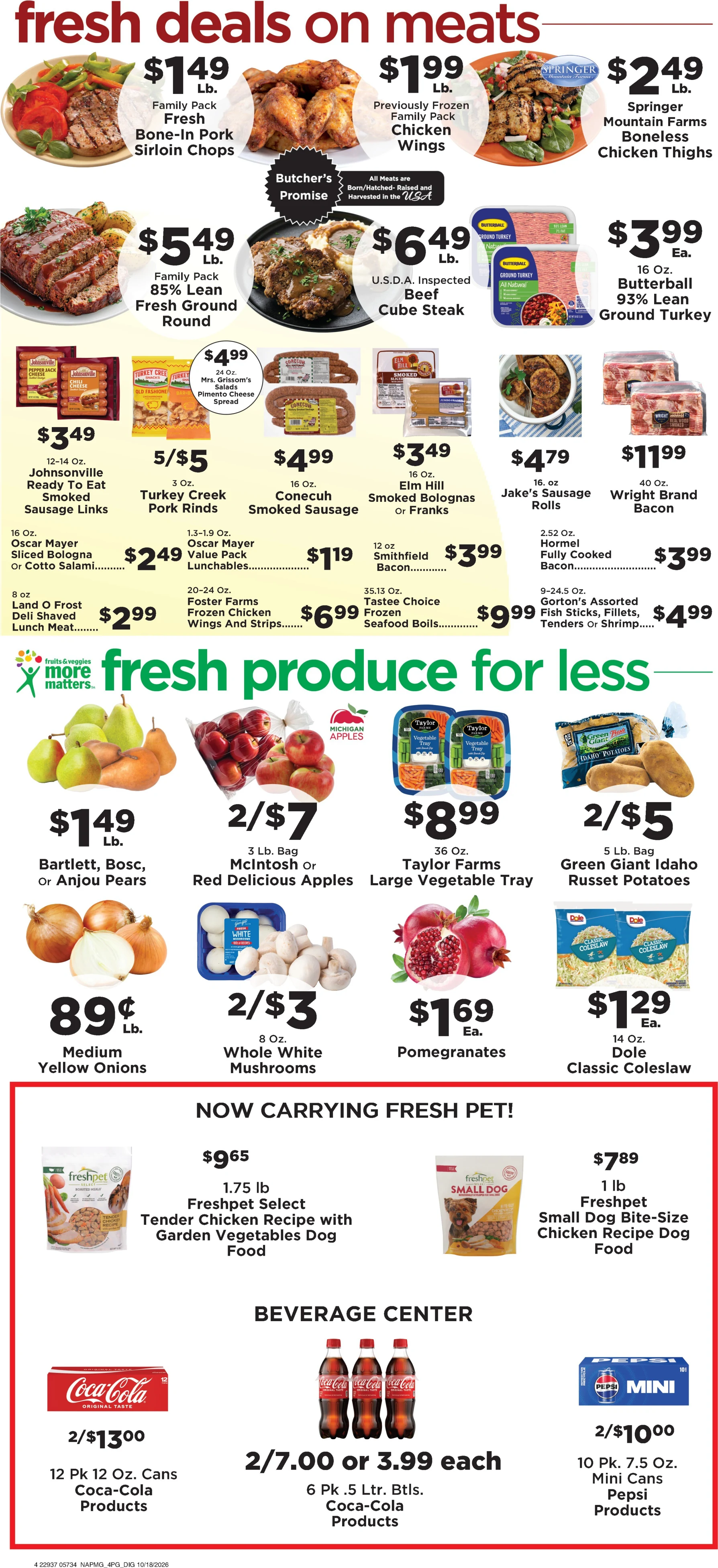 Phillips Family Grocery Hiseville Current Ad - Page 4
